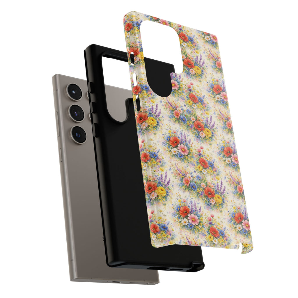 Watercolor Wildflowers Phone Case — Tough Cases