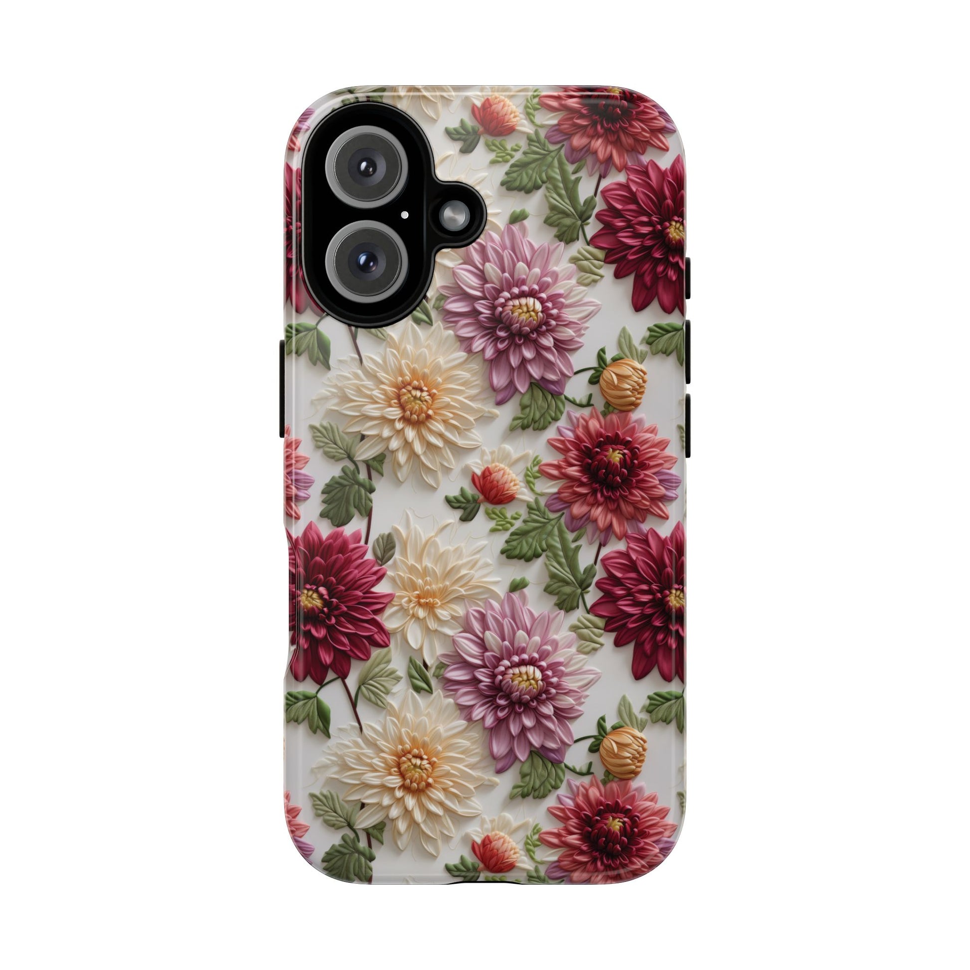 Floral Fall Phone Case for iPhone 16 pro15 14 13 12  21 23 Samsung, and Pixel | Stylish Protective Cover Gift for Her Perfect for Floral Lover