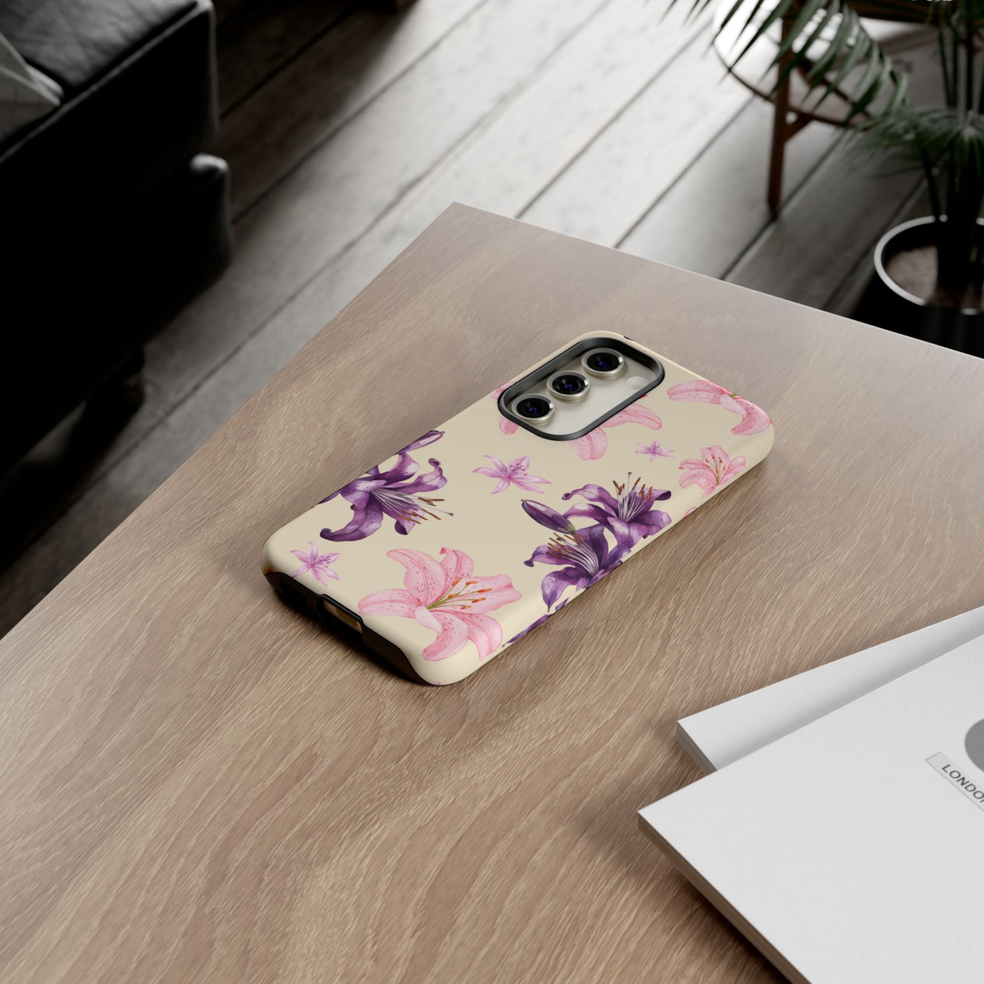 Blooming Tiger Lily Phone Case - Compatible with iPhone, Samsung, and Pixel | Stylish Protective Cover Gift for Her Perfect for Floral Lover