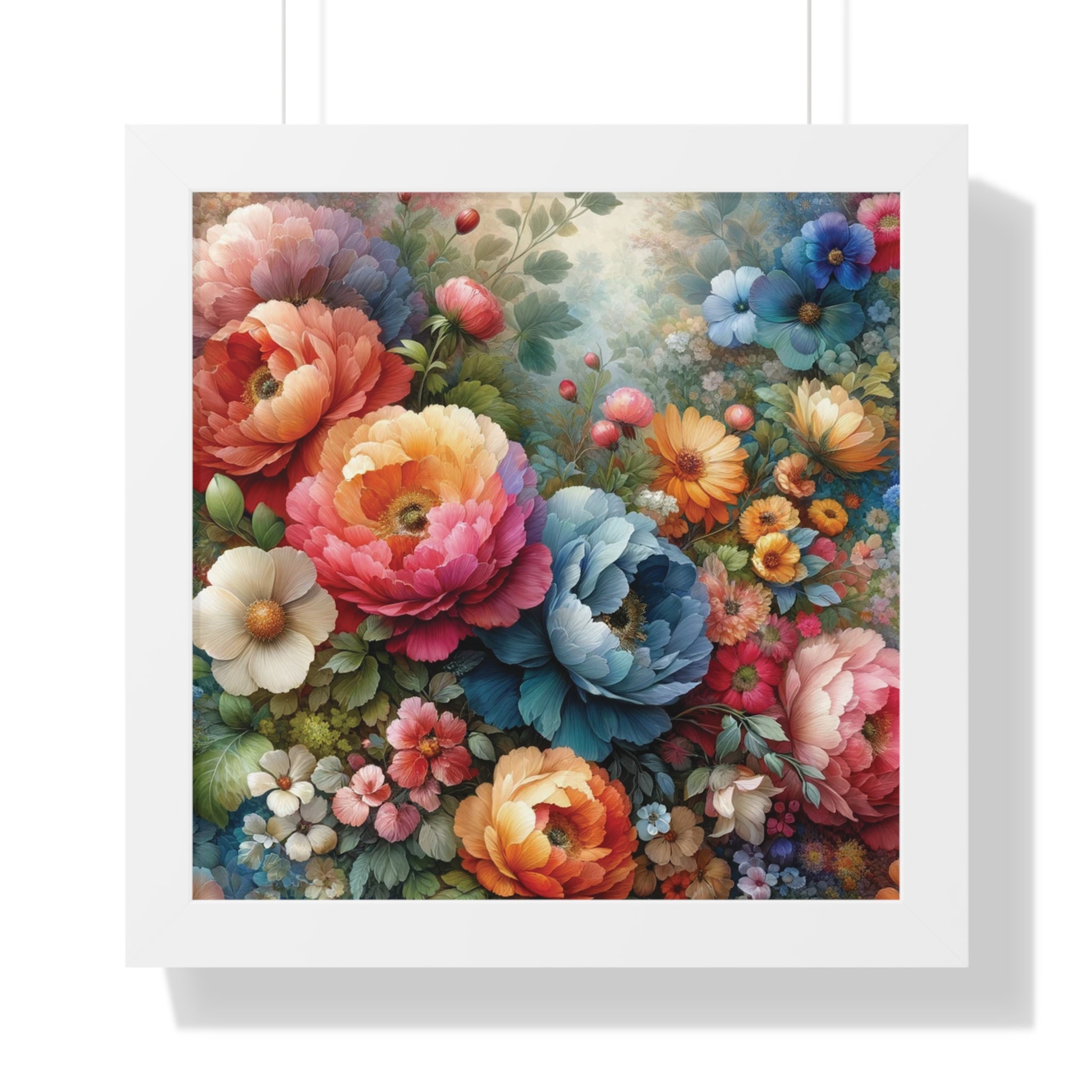 Floral Framed Vertical Poster Elegance in Every Stroke Premium Framed Vertical Posters Oil Art Mastery on Archival Matte Paper, Securely Encased in Black, White, or Walnut Frames with Durable Acrylic Protection Ready to Hang  Timelessly Crafted..