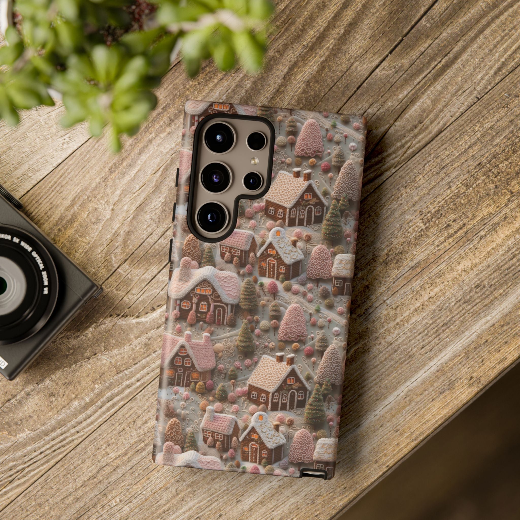 Gingerbread House 3D Phone Case Durable for iPhone Samsung Gift iPhone 15, 14, 13 Samsung Pixel Gift for Mom Accessory Gift for Her
