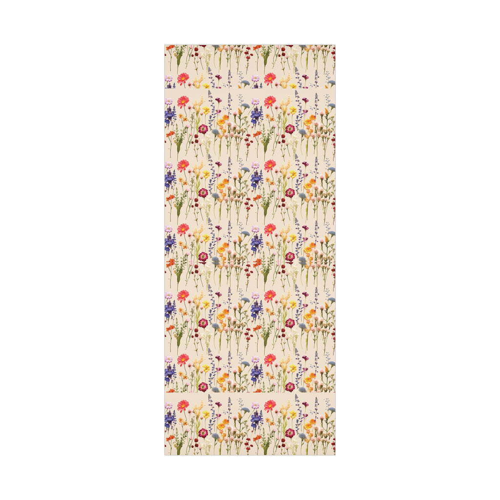 Wildflowers Press Illusion Floral Symphony Timeless Wrapping Paper Perfect for Weddings, Bridal & Baby Showers Eco-Friendly, All Occasion.