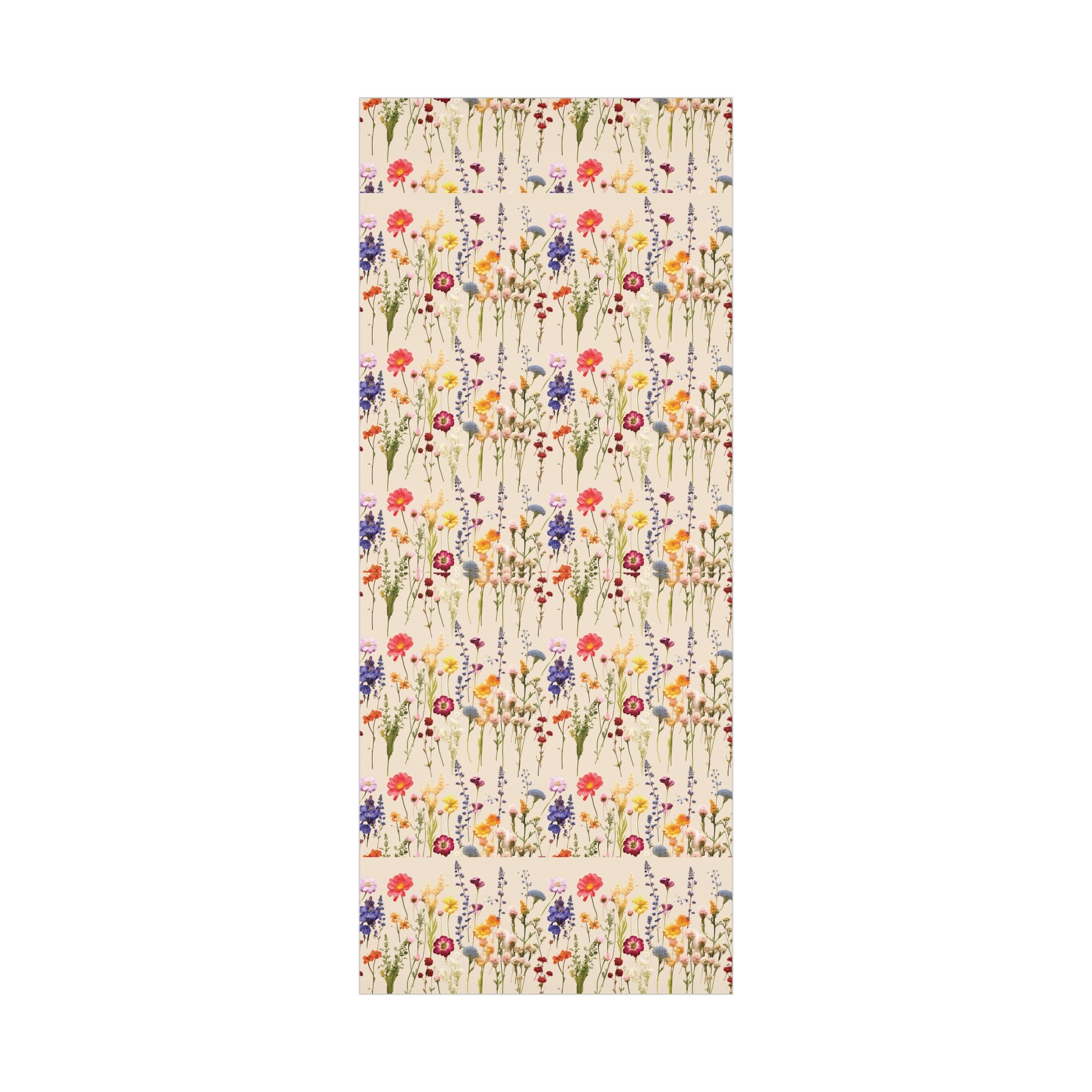 Wildflowers Press Illusion Floral Symphony Timeless Wrapping Paper Perfect for Weddings, Bridal & Baby Showers Eco-Friendly, All Occasion.