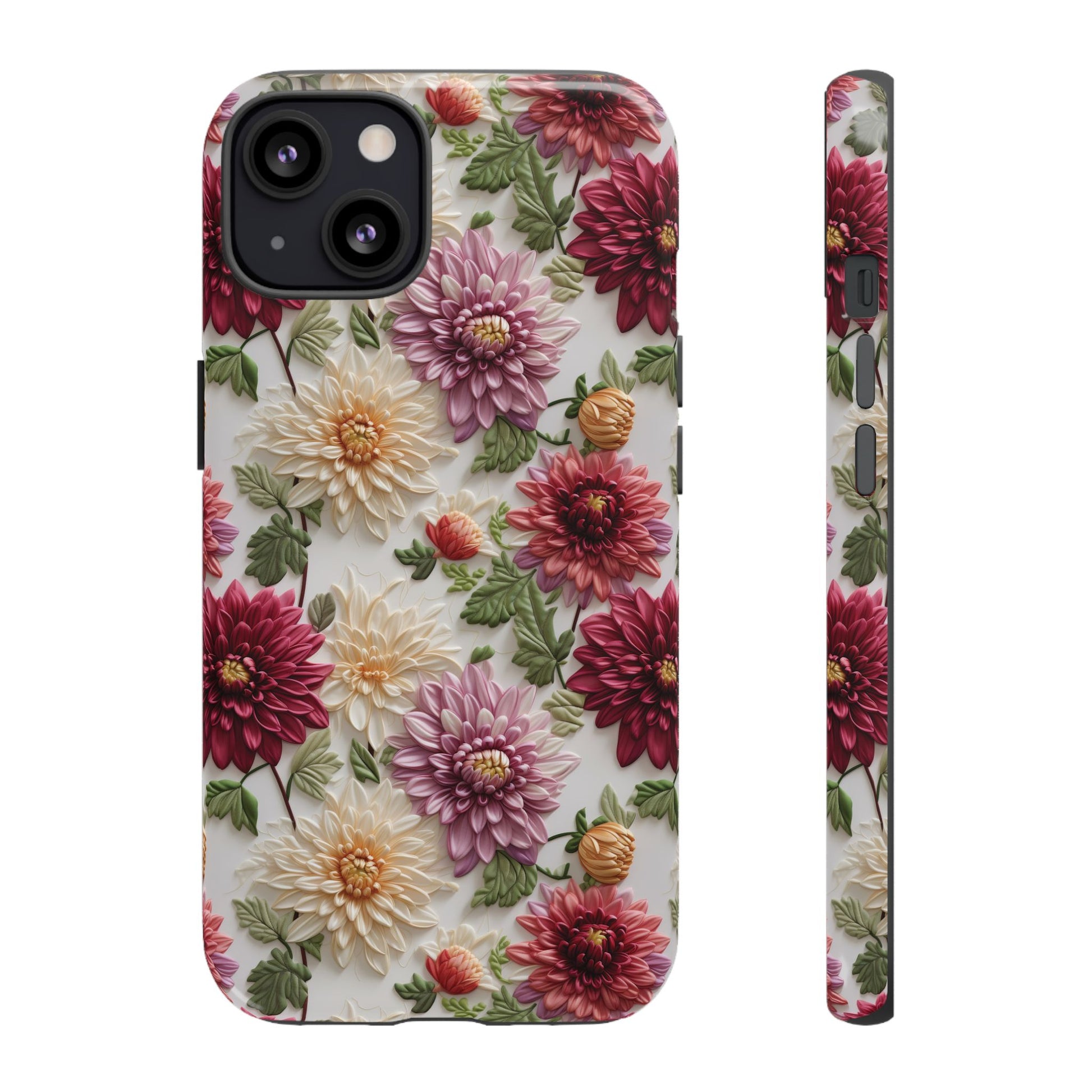 Floral Fall Phone Case for iPhone 16 pro15 14 13 12  21 23 Samsung, and Pixel | Stylish Protective Cover Gift for Her Perfect for Floral Lover