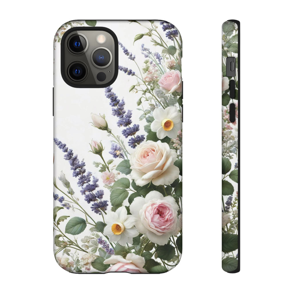 Boho Floral Fall Phone Case for iPhone 17,16  21 23 Samsung, and Pixel | Stylish Protective Cover Gift for Her Perfect for Floral Lover