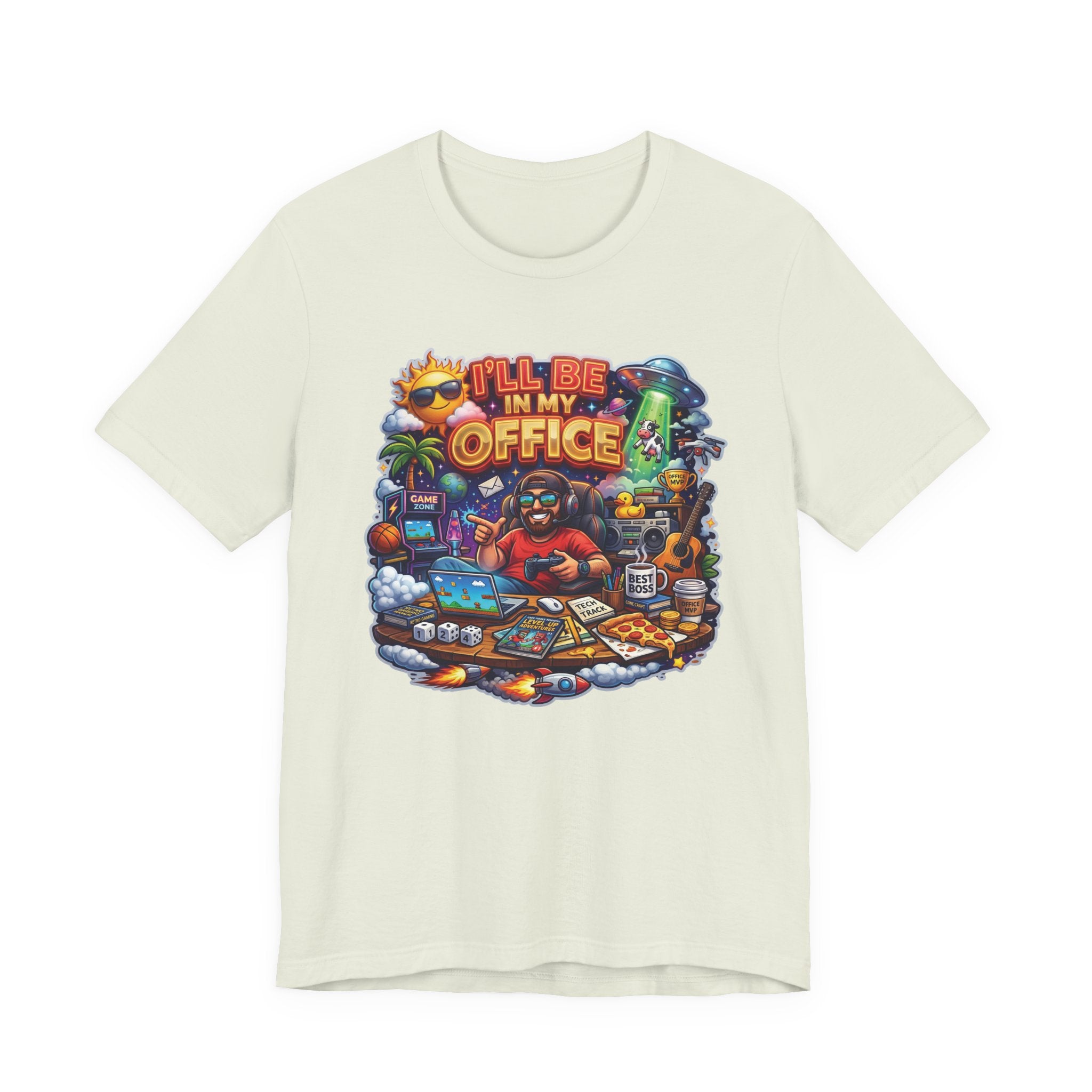 T-shirt « Je serai de retour au bureau » — T-shirt amusant pour le retour au travail, parfait pour votre mari ou votre père