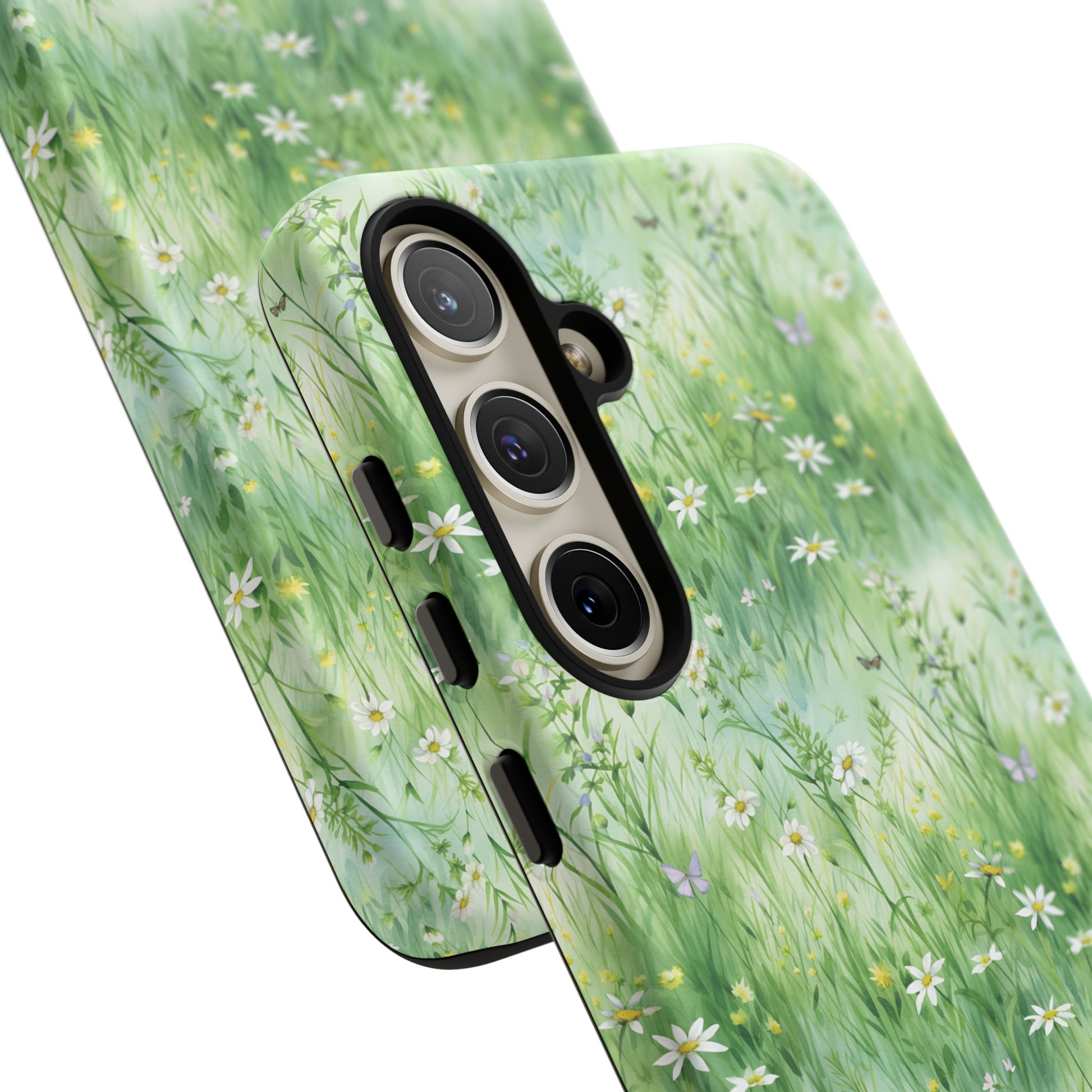 Beautiful Watercolor Grassing Daisy Boho Chic Design Phone Case Protective Cover for All Models Gift for Mom Accessory Gift for Her