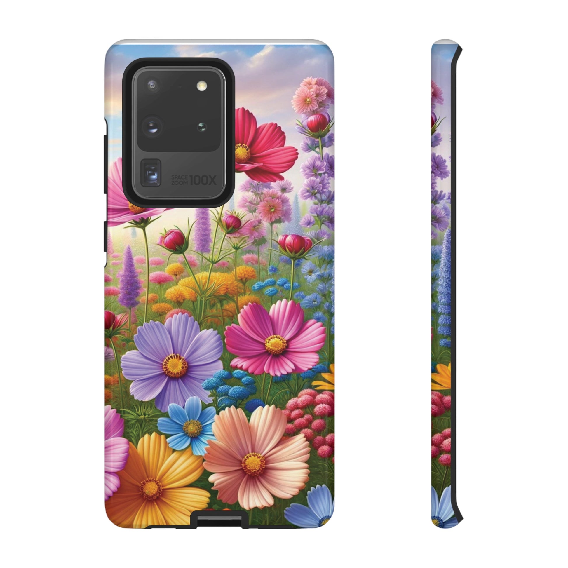 Bright Floral Phone Case Durable for iPhone Samsung Gift iPhone 15, 14, 13 Samsung Pixel Gift for Mom Accessory Gift for Her