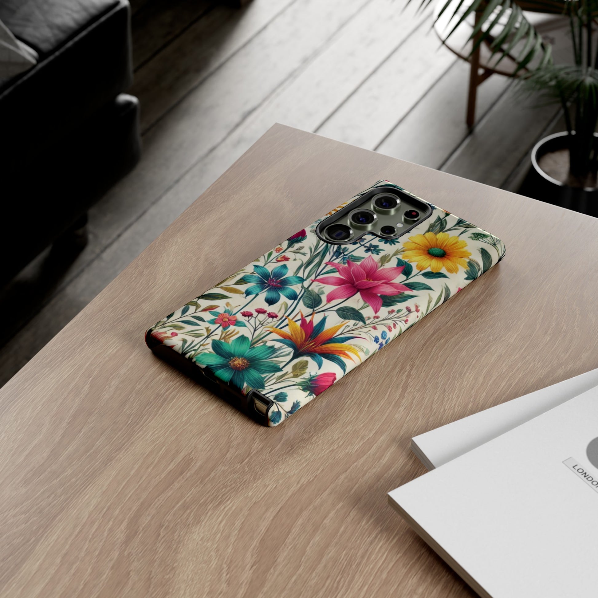 Wildflowers Boho Chic Design Phone Case - Stylish, Protective Cover for All Models Gift for Mom Accessory Gift for Her