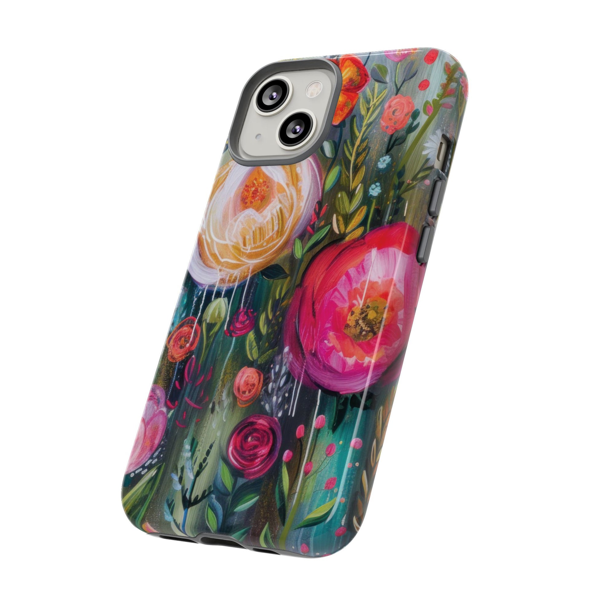 Watercolor Boho Floral Phone Case for iPhone 17 case Samsung, and Pixel | Stylish Protective Cover Gift for Her Perfect for Floral Lover