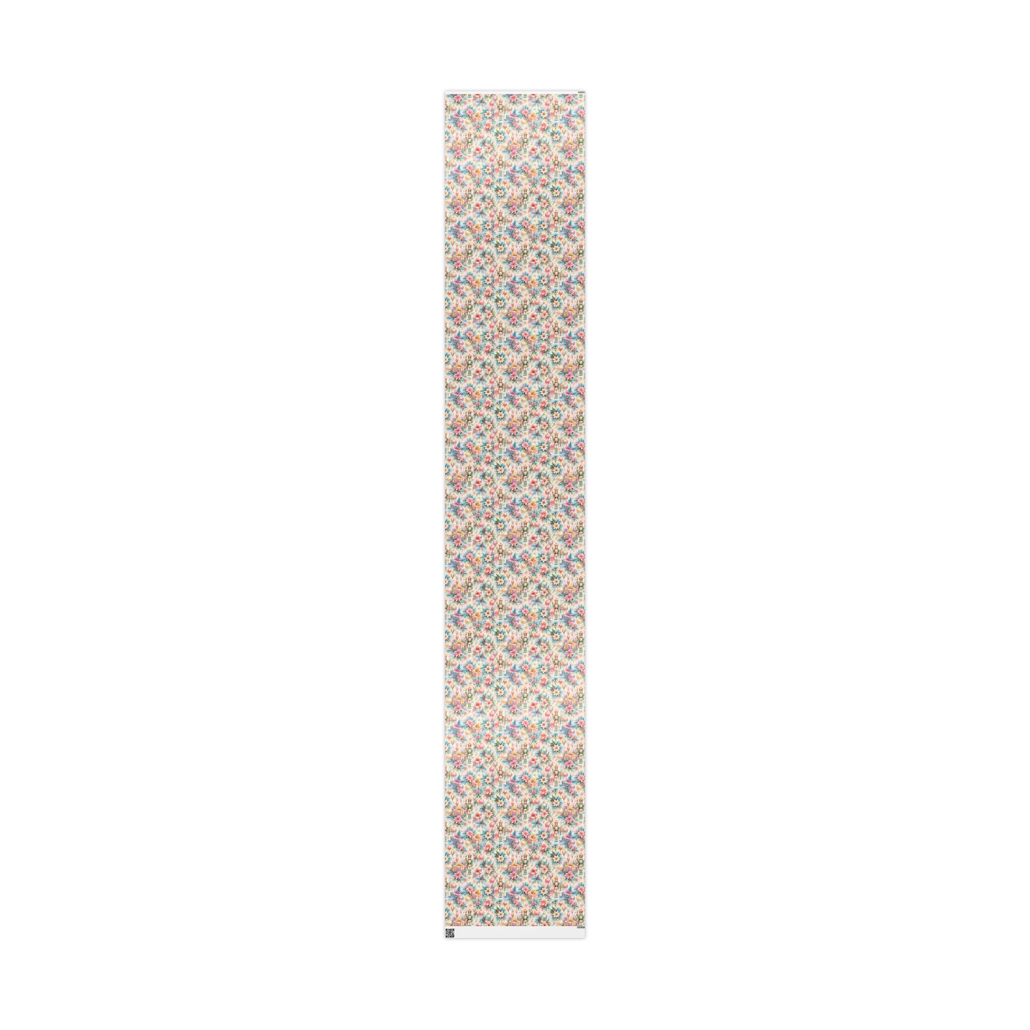 Luxury Nutcracker Christmas Wrapping Paper | Pastel Pink & Blue Holiday Gift Wrap | Elegant Winter Gift Wrap | Premium Christmas Paper