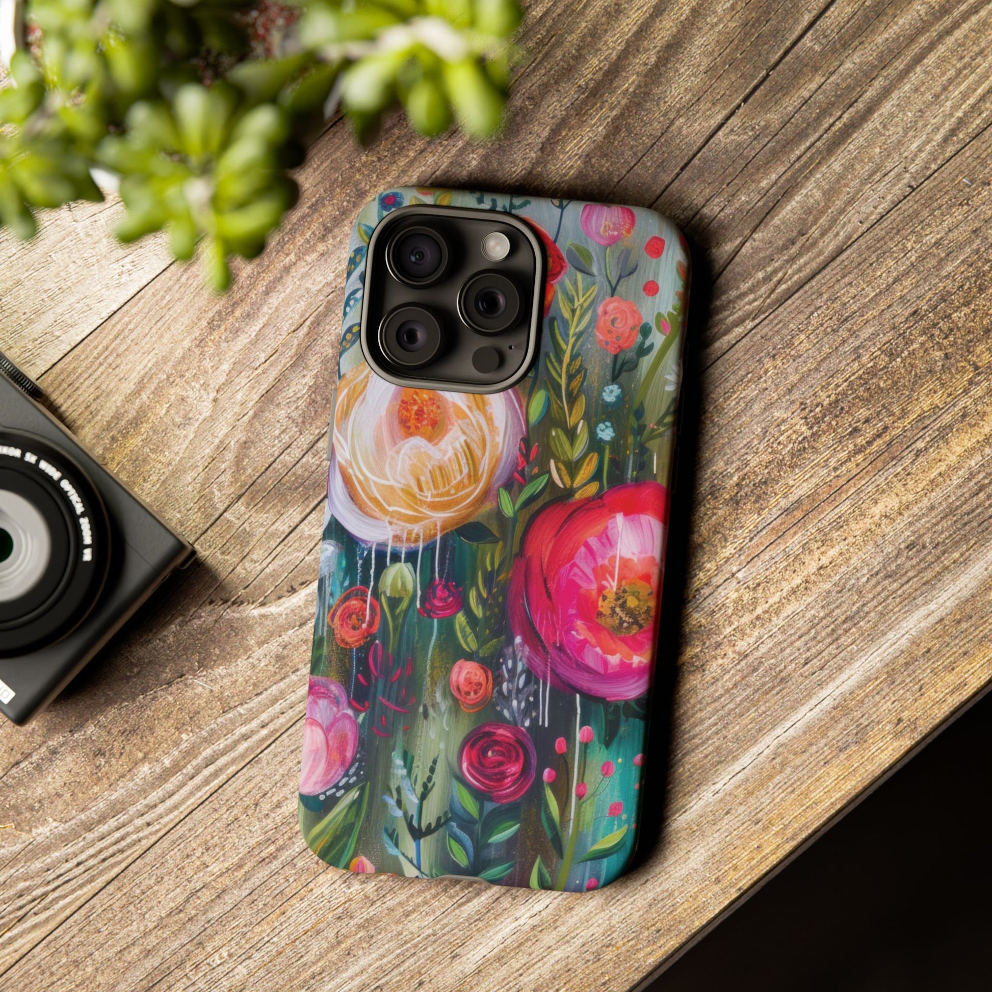 Watercolor Boho Floral Phone Case for iPhone 17 case Samsung, and Pixel | Stylish Protective Cover Gift for Her Perfect for Floral Lover