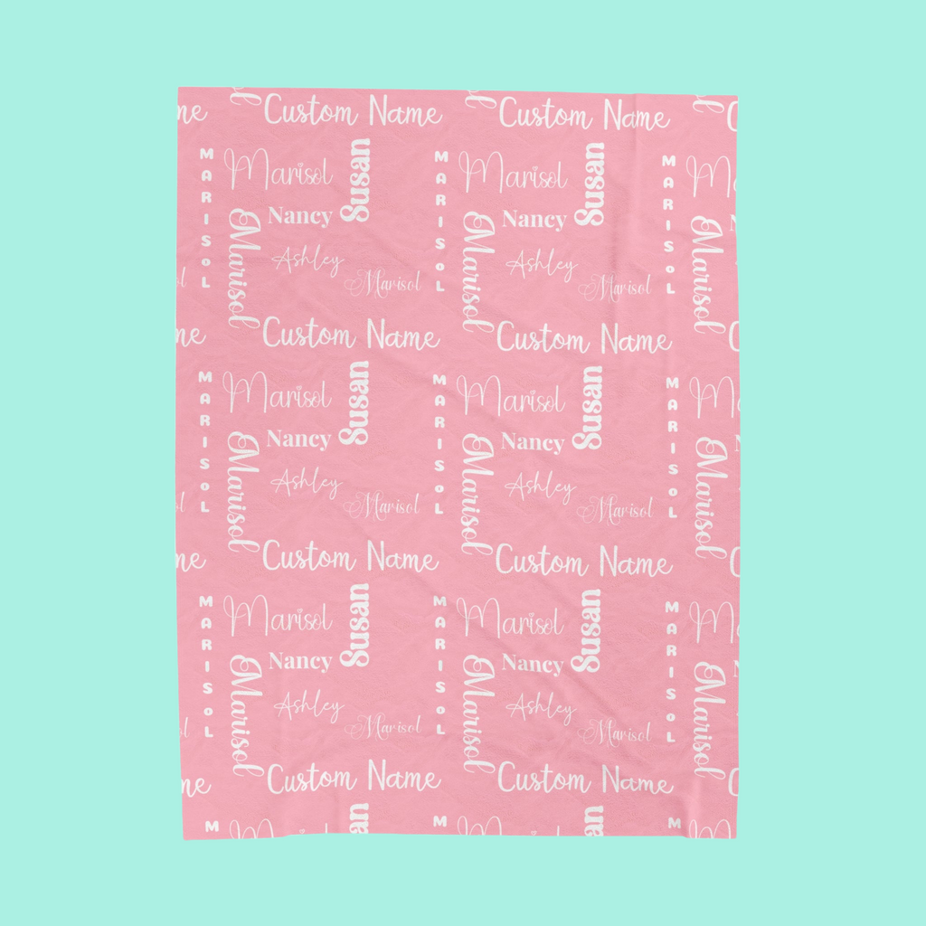 Best Velveteen Plush Blanket Personalized Throw Custom Name Design – Perfect Gift for Anyone – Ultra-Soft and Cozy Comfort Housewarming Gift Birthday - MRSBYVALLE