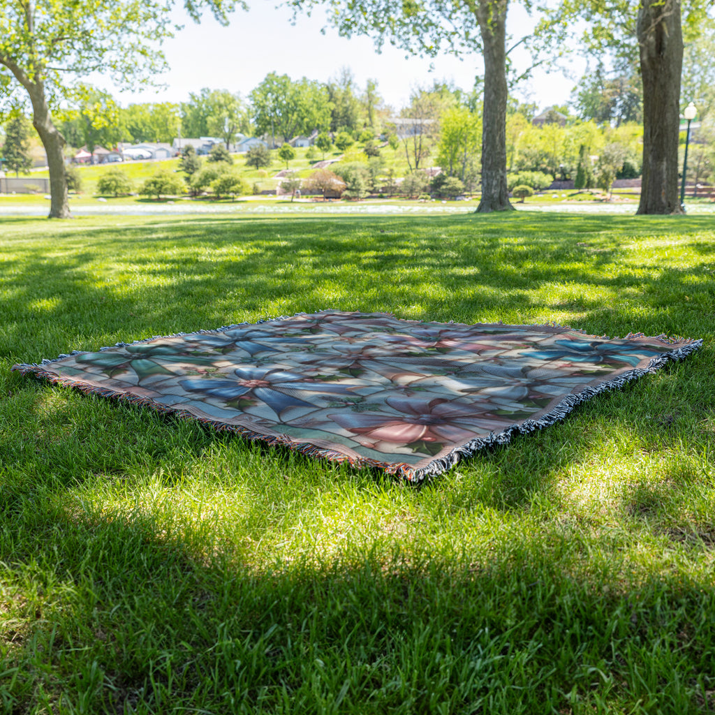 Coquette Bows Woven Blanket 50x60 - Ultra Soft and Cozy Throw Blanket for Home Decor | Perfect for Couch, Bed, and Outdoor Use | Stylish and Durable Woven Design - MRSBYVALLE