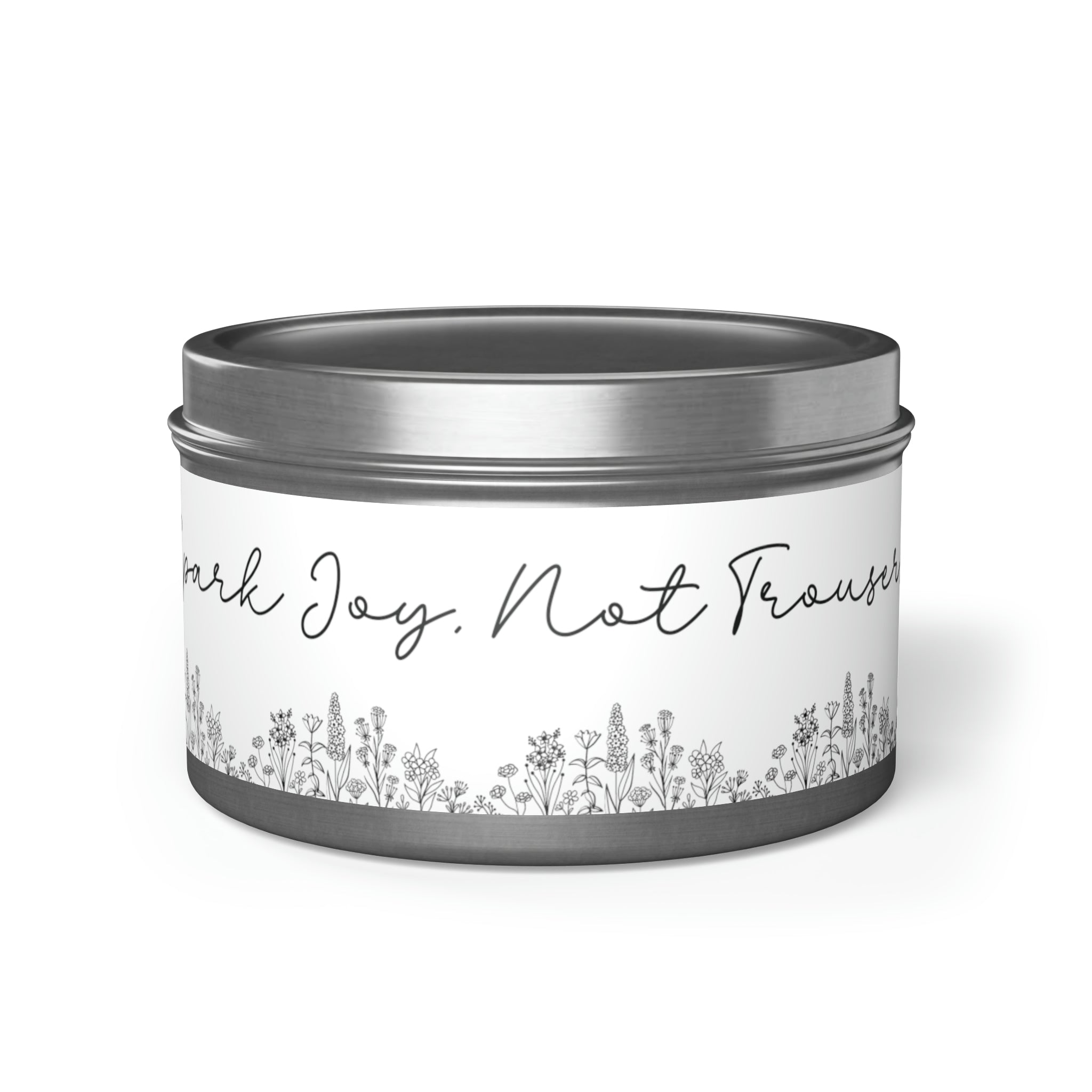 New House Bloom & Glow Elegant Floral Aromas in 4oz/8oz Tin Candles Essence of Nature Collection Unveil Serenity Romance with Exquisite Botanical Scents. Pure Harmony & Grace..
