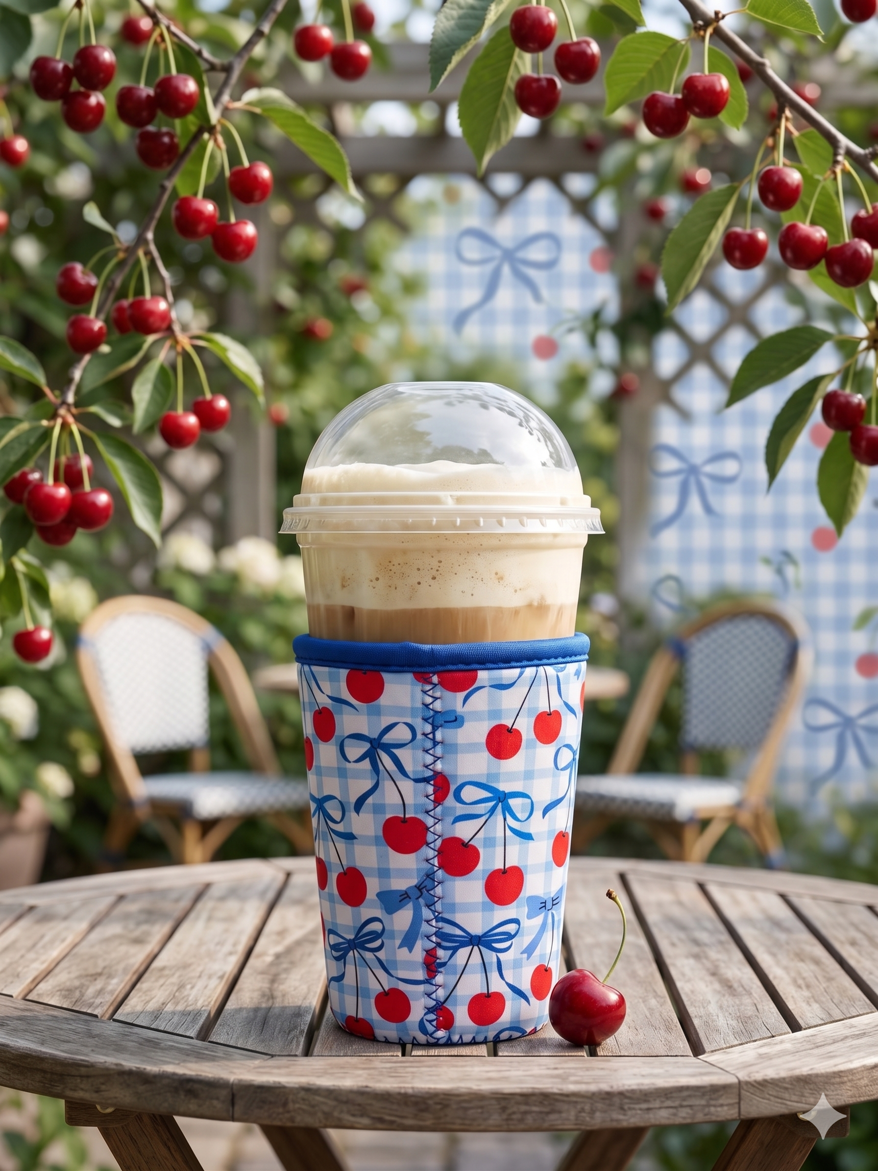 Iced Coffee Sleeve Reusable Holder Gift