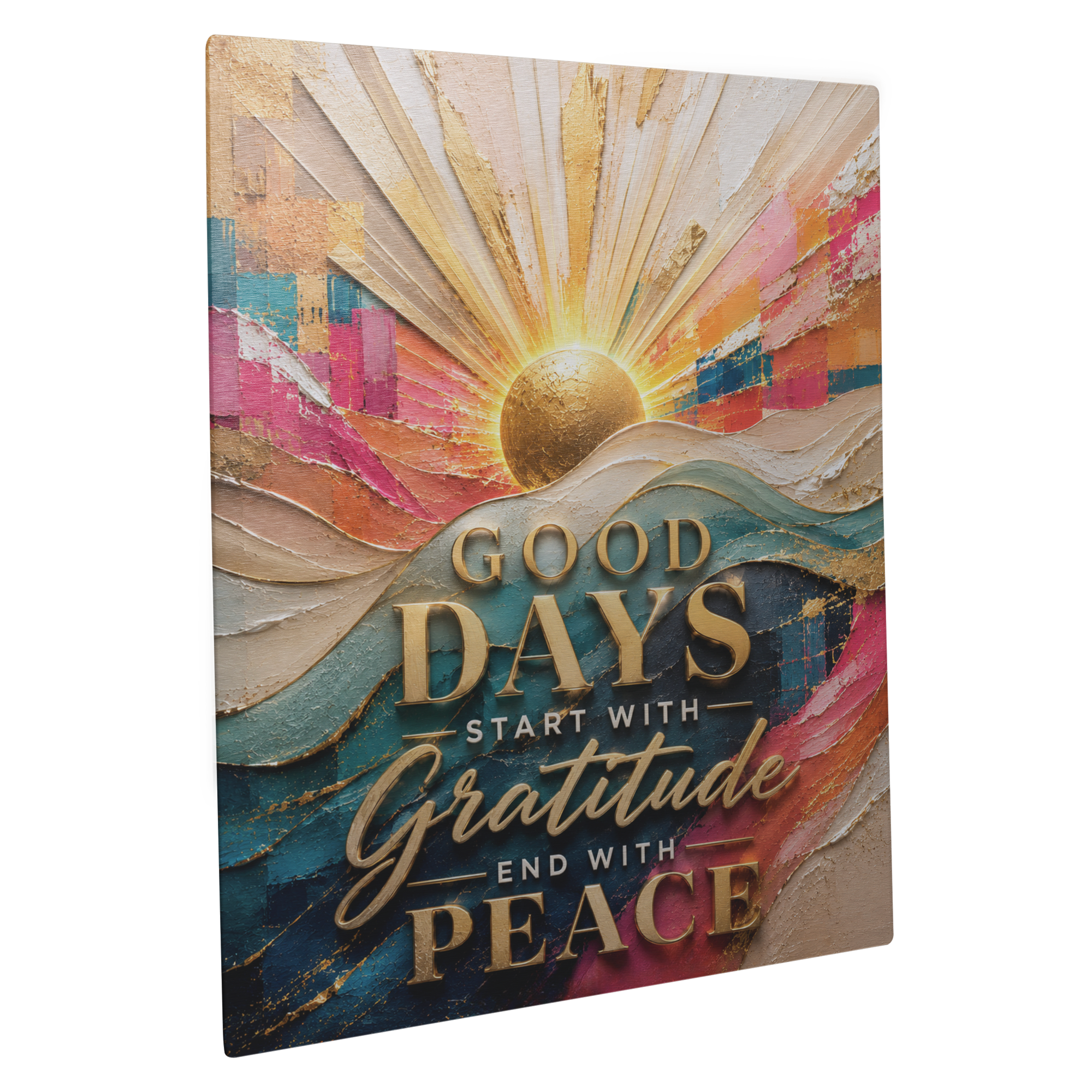 Good_Days_Start_with_Gratitude_Metal_Wal_16x20_V_Main_Angle_Mockup.png_15855571