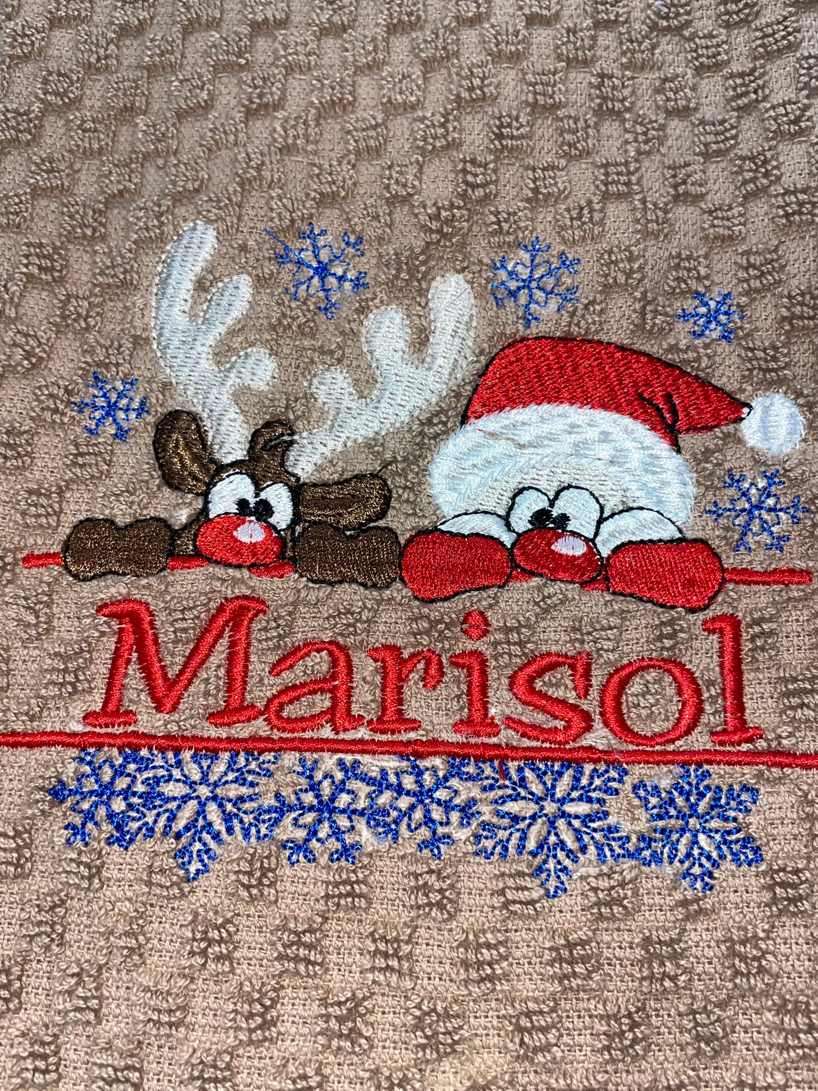 Custom Embroidered Kitchen Dish Towels - Personalized Gifts for Grandma, Mom & Loved Ones - Add Names for Unique, Heartfelt Presents for Any Occasion - MRSBYVALLE