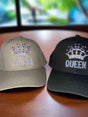 Queen Snapback Baseball Hat with Crown Design – Stylish & Adjustable Cap for Women | Trendy Headwear with Embroidered Queen Crown | Perfect Gift for Her - MRSBYVALLE