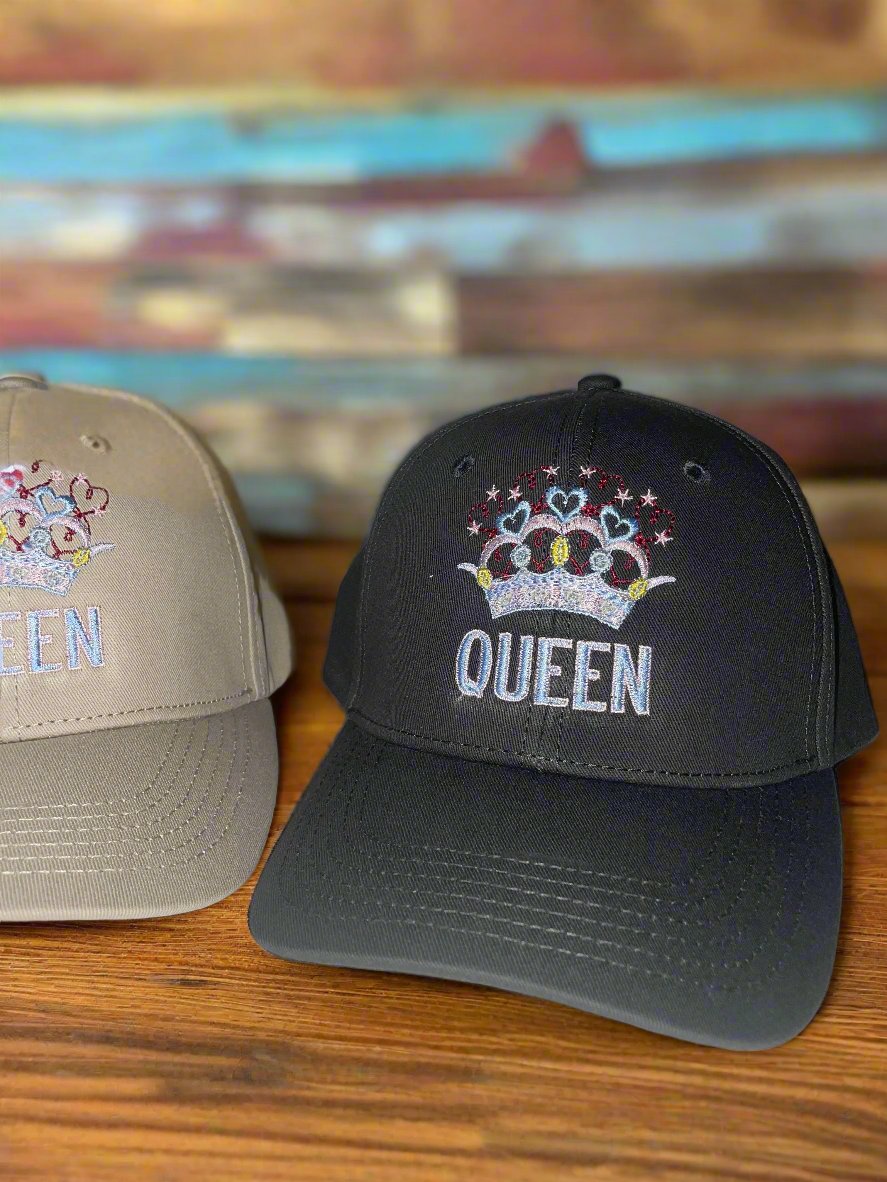 Queen Snapback Baseball Hat with Crown Design – Stylish & Adjustable Cap for Women | Trendy Headwear with Embroidered Queen Crown | Perfect Gift for Her - MRSBYVALLE