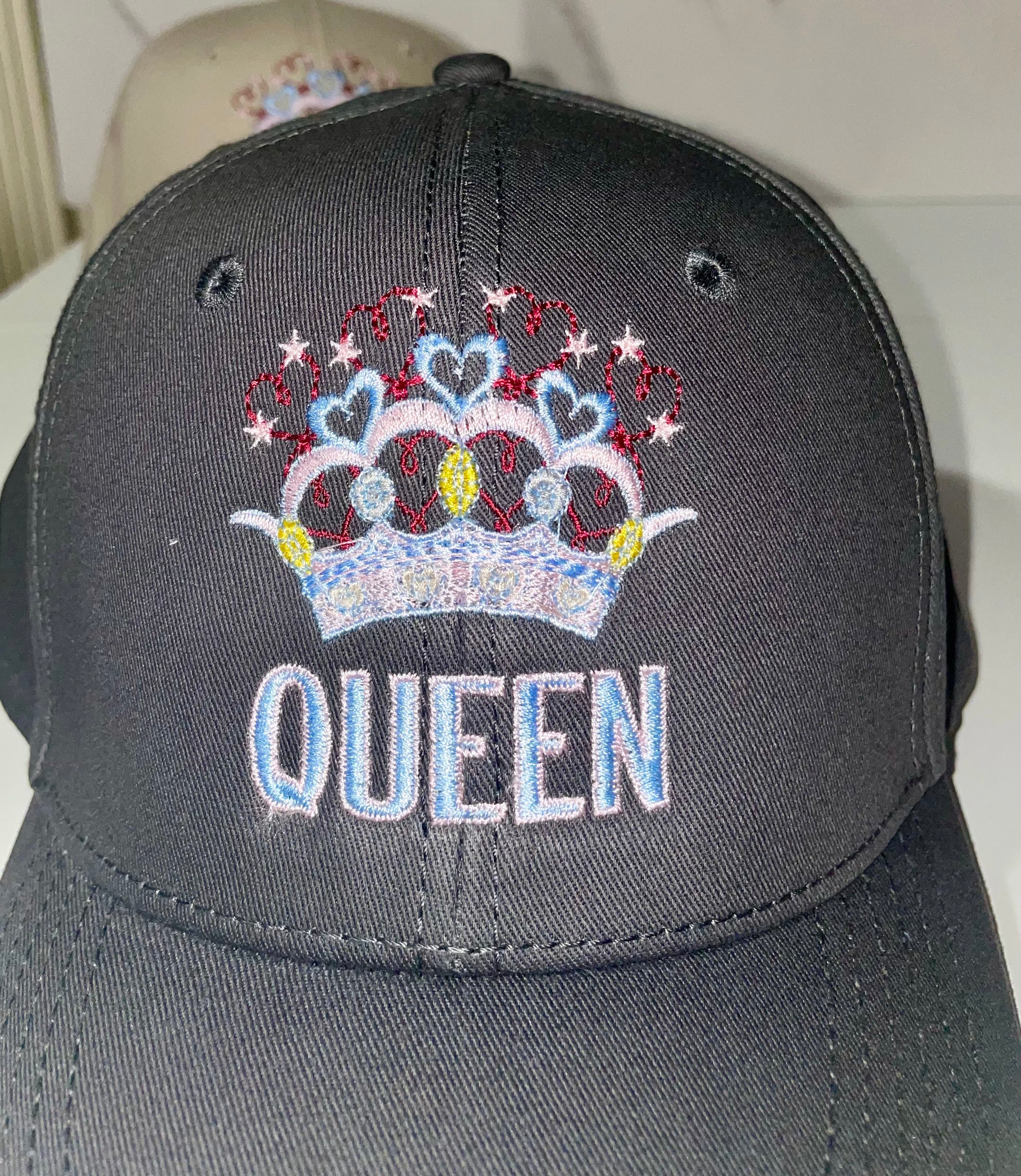 Queen Snapback Baseball Hat with Crown Design – Stylish & Adjustable Cap for Women | Trendy Headwear with Embroidered Queen Crown | Perfect Gift for Her - MRSBYVALLE