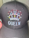Queen Snapback Baseball Hat with Crown Design – Stylish & Adjustable Cap for Women | Trendy Headwear with Embroidered Queen Crown | Perfect Gift for Her - MRSBYVALLE