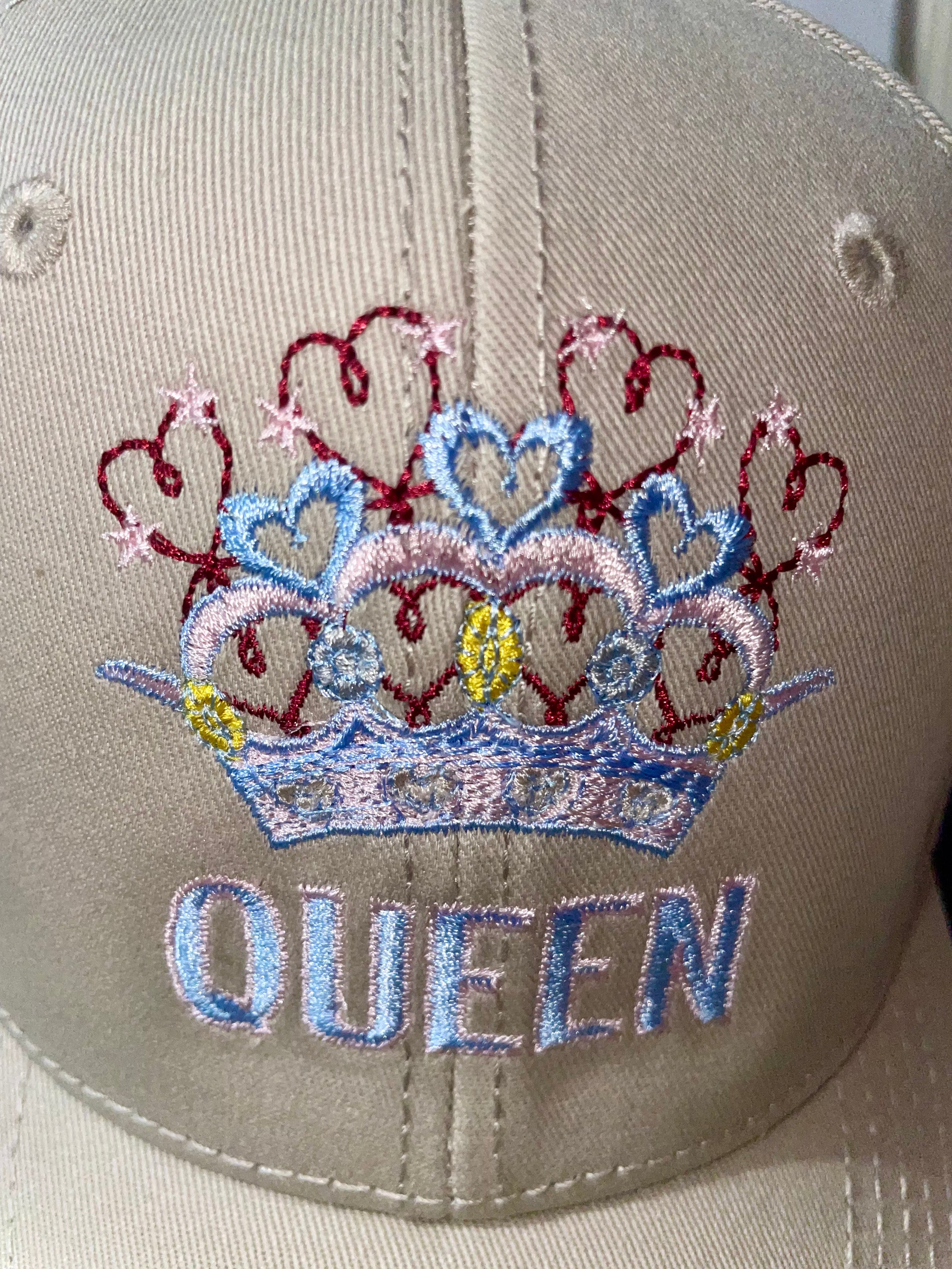 Queen Snapback Baseball Hat with Crown Design – Stylish & Adjustable Cap for Women | Trendy Headwear with Embroidered Queen Crown | Perfect Gift for Her - MRSBYVALLE