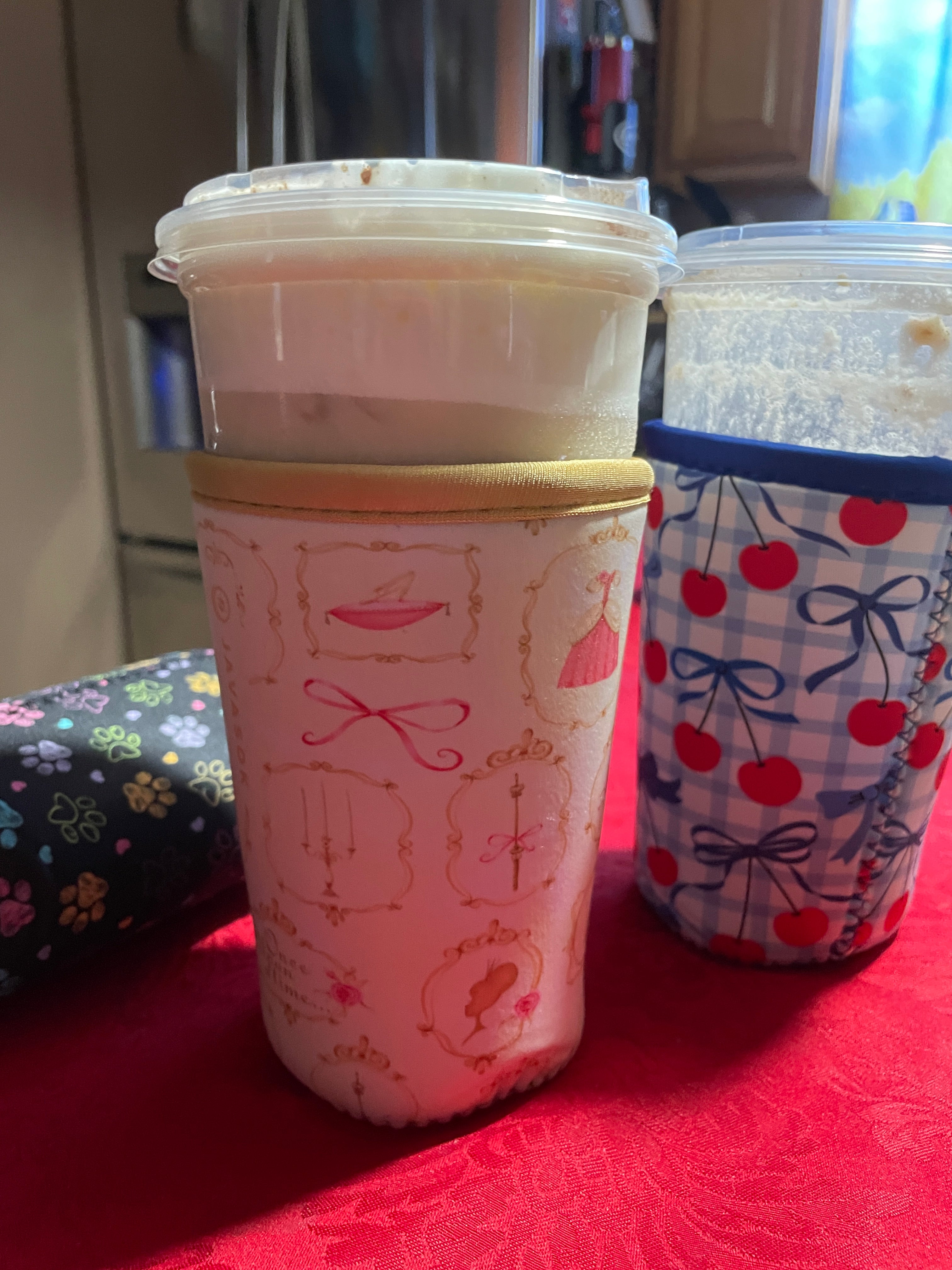 Iced Coffee Sleeve Reusable Holder Gift