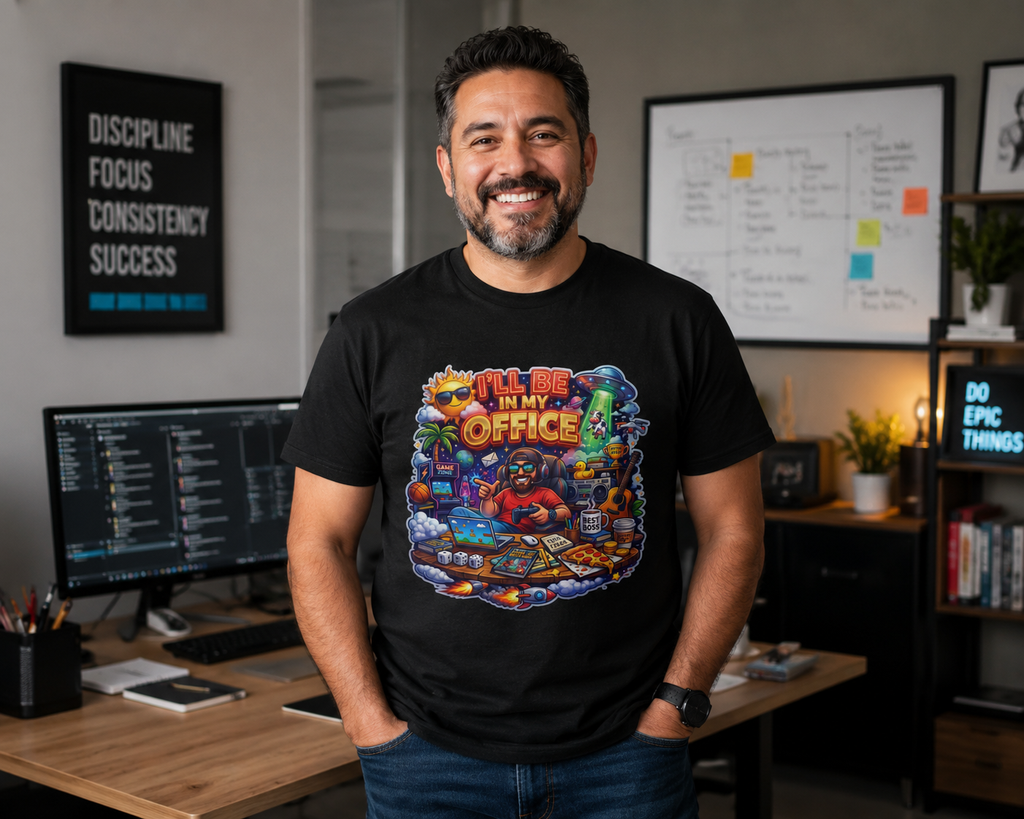 I'll Be Back in the Office T-Shirt — Funny Return-to-Work Tee Perfect for Husband or DAD