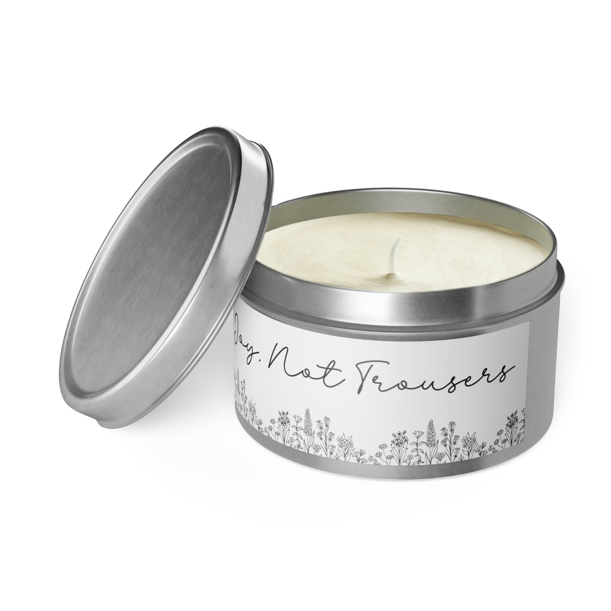 New House Bloom & Glow Elegant Floral Aromas in 4oz/8oz Tin Candles Essence of Nature Collection Unveil Serenity Romance with Exquisite Botanical Scents. Pure Harmony & Grace..