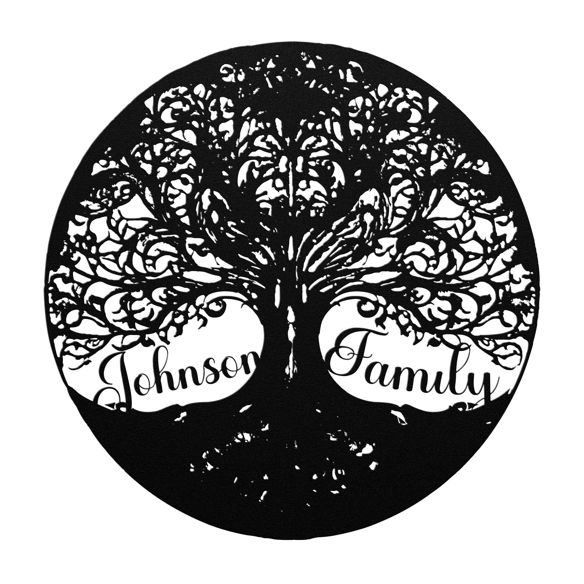Personalized Family Tree Metal Signs Unique Home Decor Perfect Anniversary, or Newlywed Gift - MRSBYVALLE