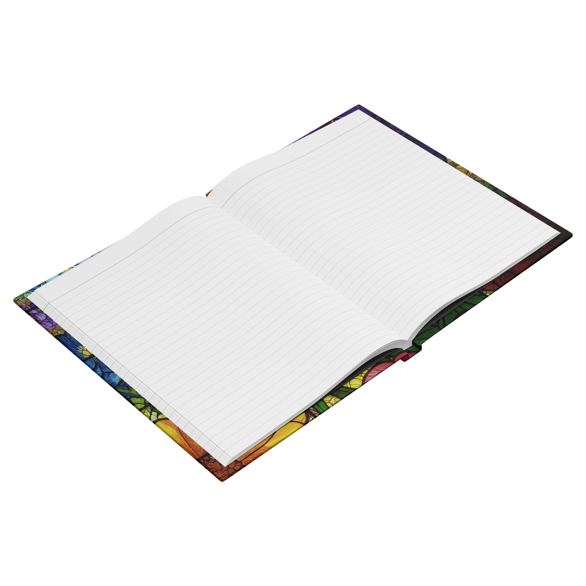 Stained_Glass_Illusion_Hardcover_Journal_Open_Pages_Angle_Mockup.png