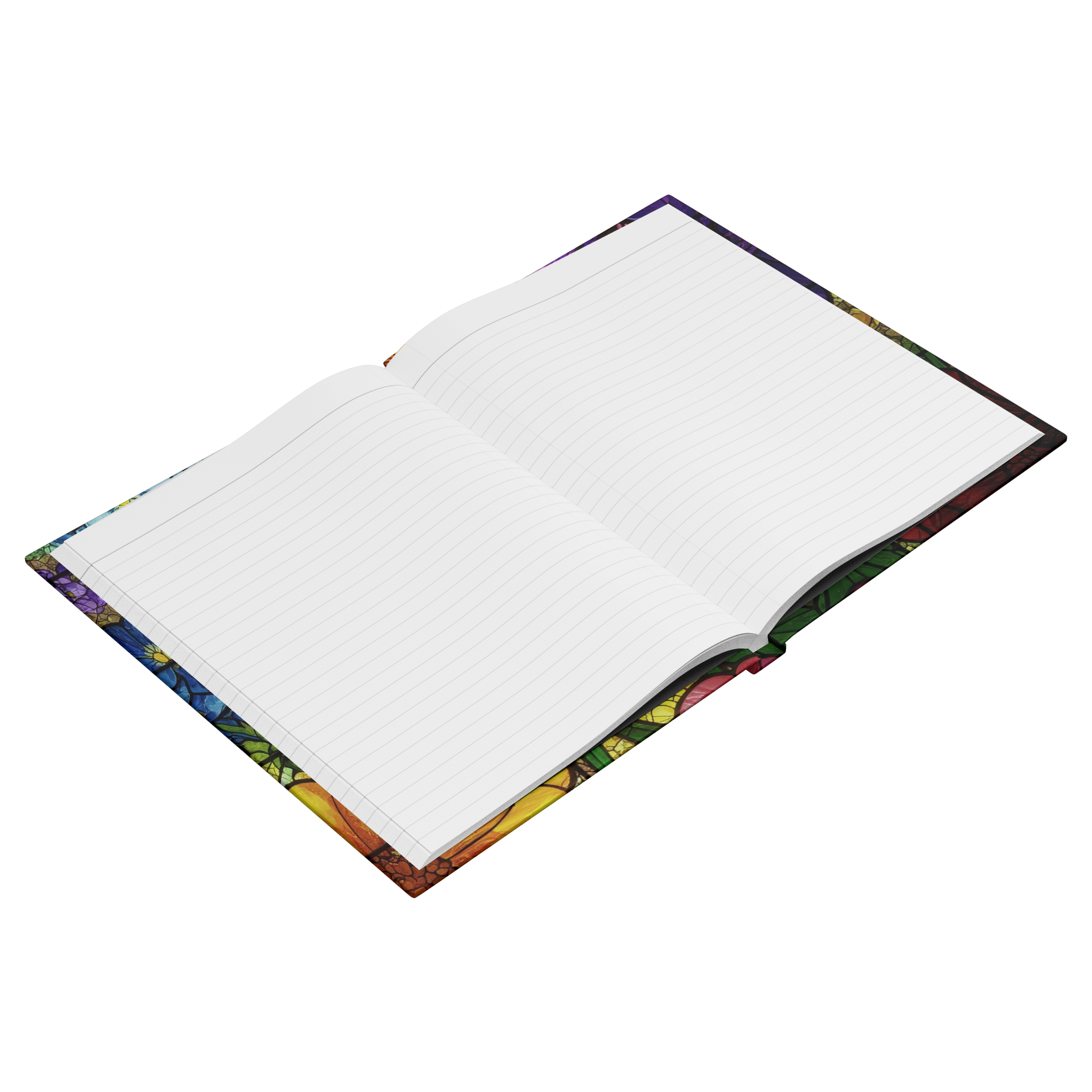 Stained_Glass_Illusion_Hardcover_Journal_Open_Pages_Angle_Mockup.png
