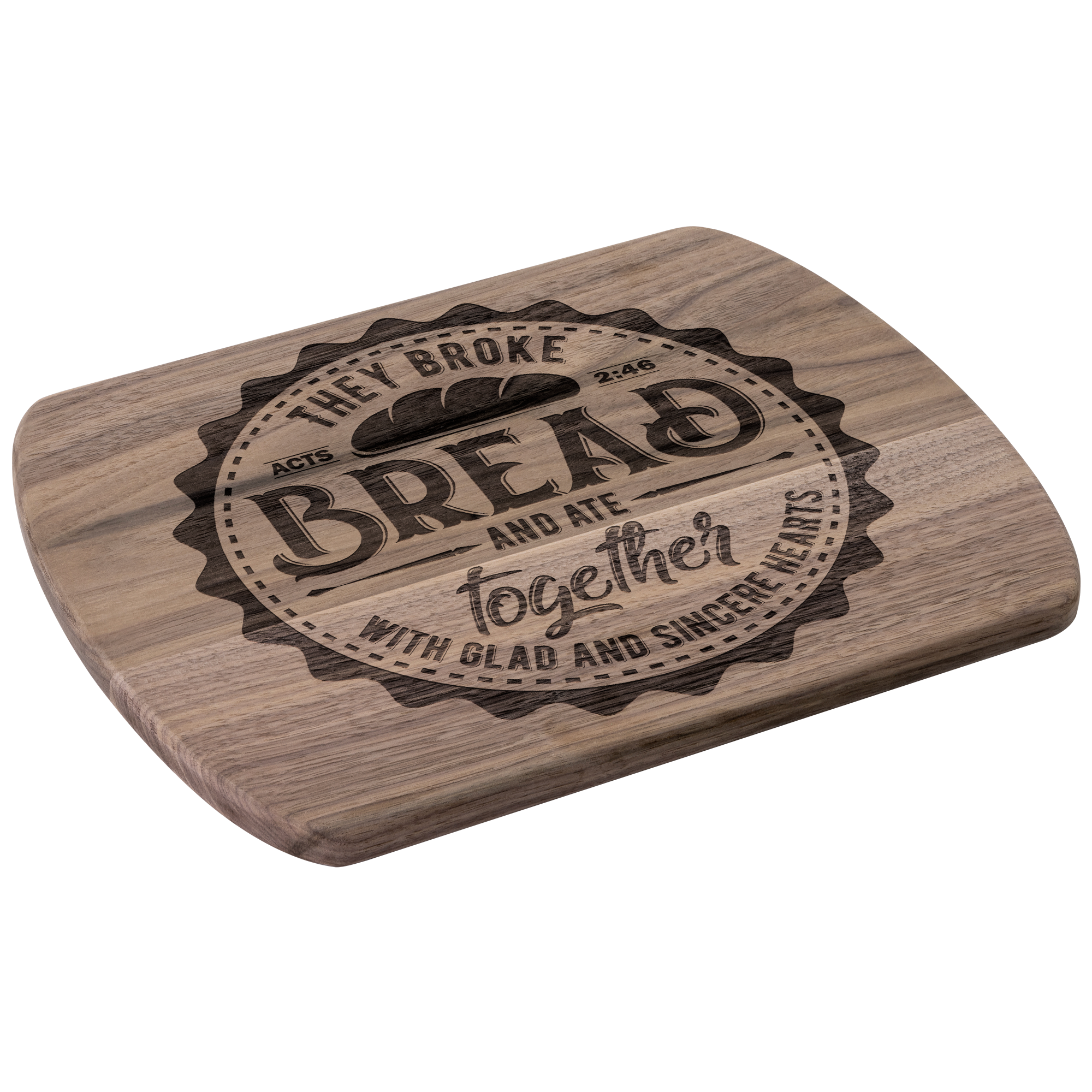 They_Broke_Bread_Together_Cutting_Board__Dark_Rounded_H_Angle_Mockup.png