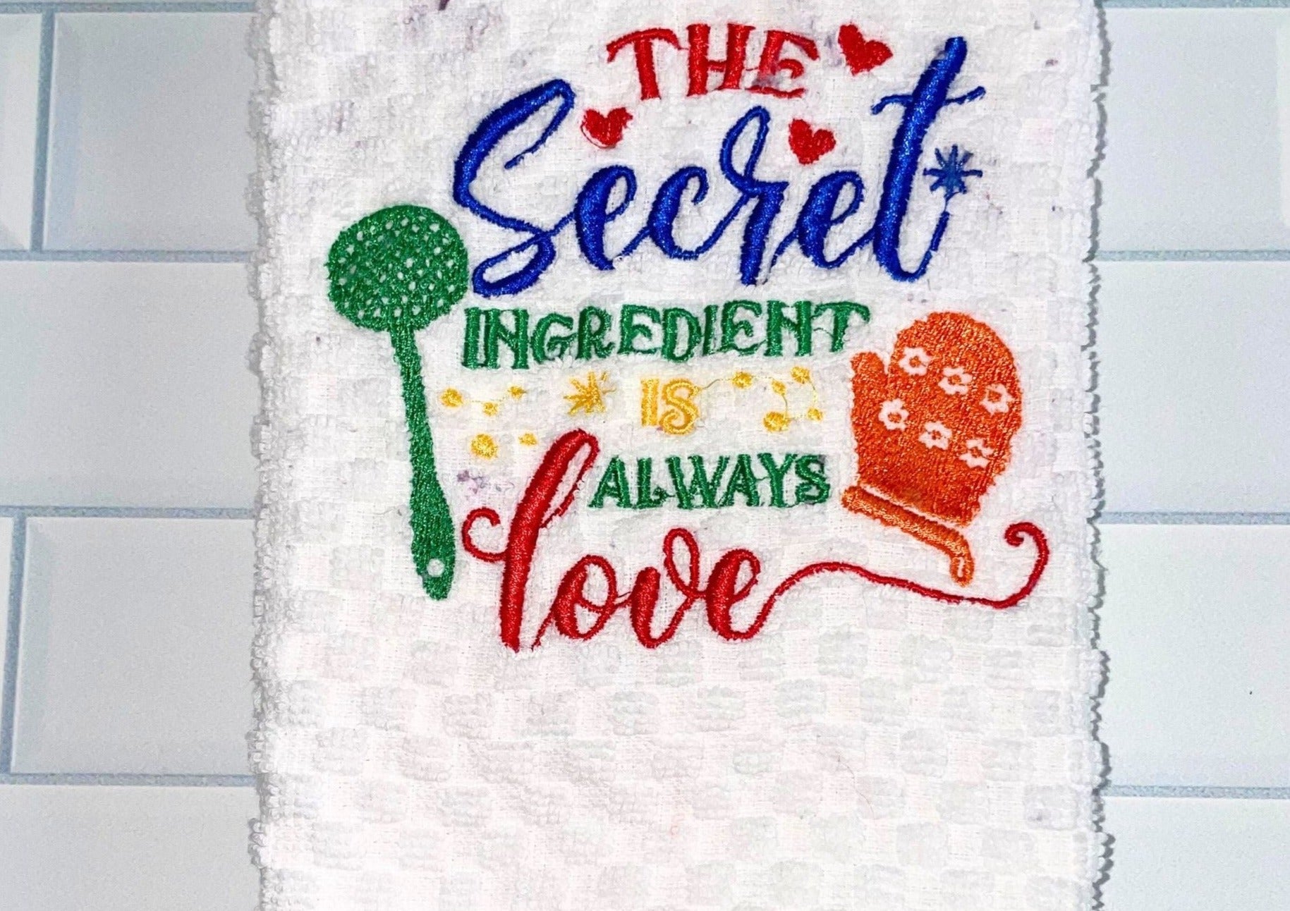 Kitchen Dish Towels - The Dishes are Looking at me Dirty Again and The Secret Gifts for Grandma, Mom & Loved Ones Heartfelt Presents for Any Occasion - MRSBYVALLE