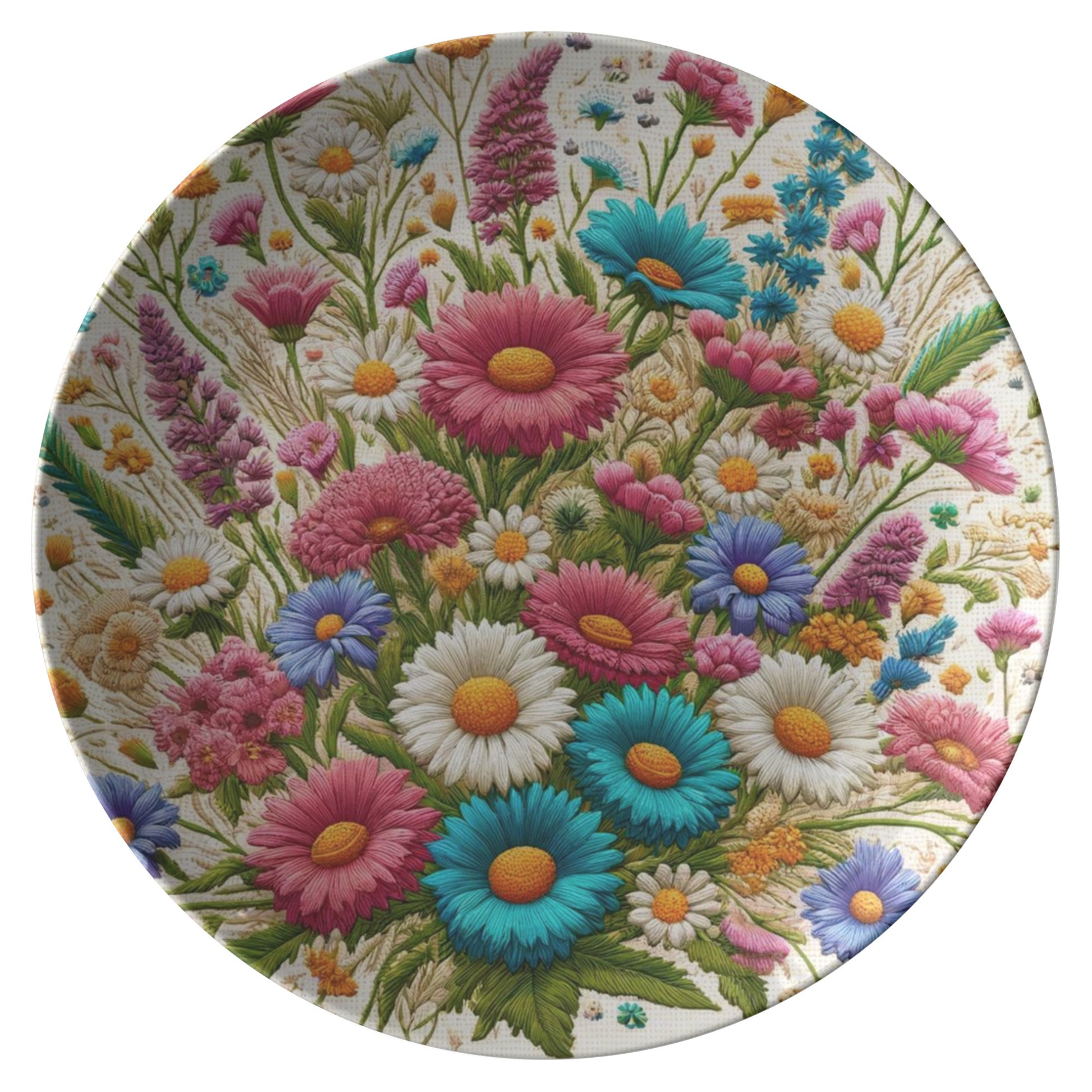 Wildflower Meadow 10-Inch Durable Plate for Elegant Dining and Celebratory Gatherings - MRSBYVALLE