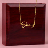 Personalized Signature Necklace Perfect Gift for Birthdays, Anniversaries, Mother's Day & Weddings Unique & Elegant Jewelry to Cherish Forever. Order Now! - MRSBYVALLE
