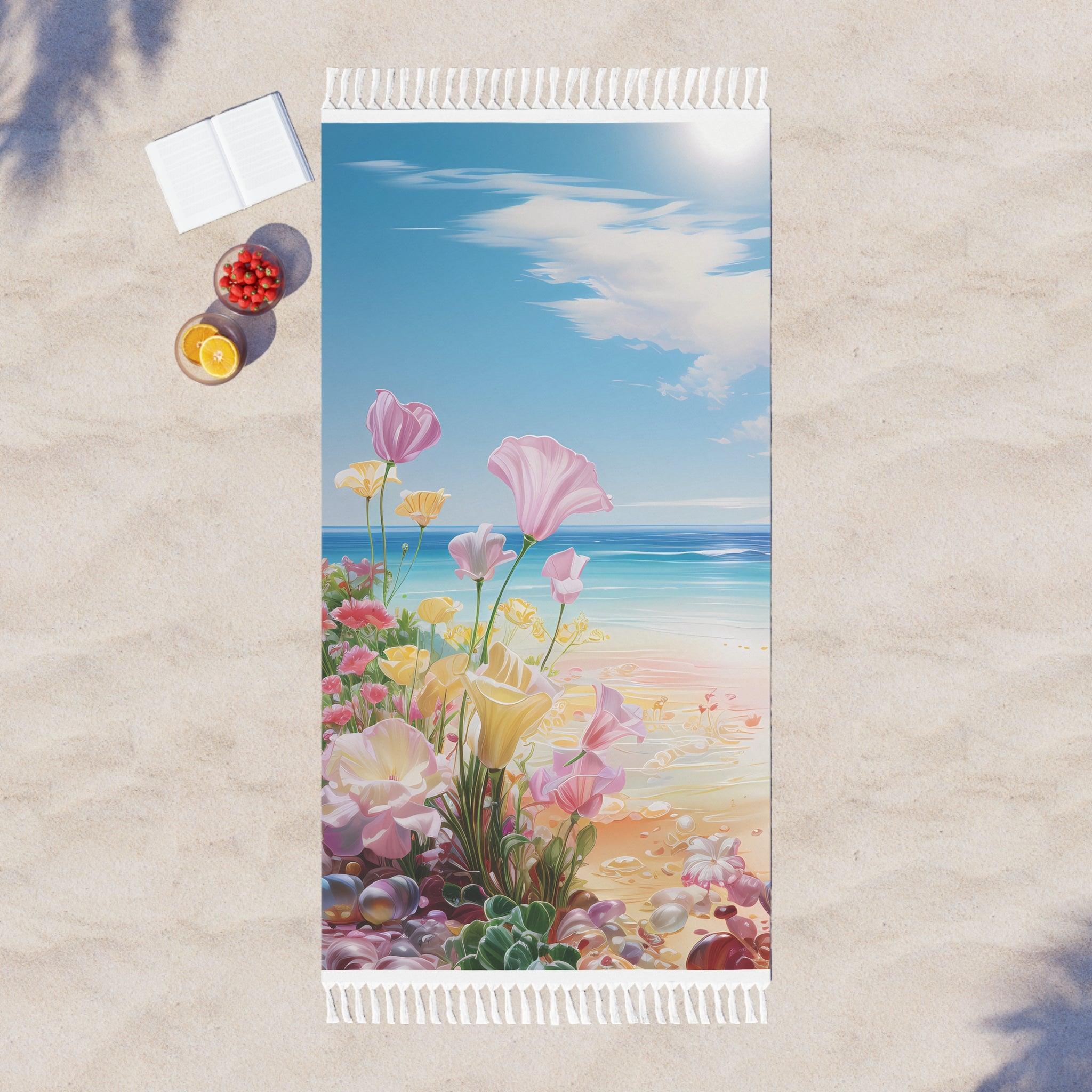 Beach Towel Boho Bliss with Our Beach Cloth Towel Embrace Bohemian Vibes by the Sea Boho Beach Cloth, Travel Towel Vacation, Housewarming Gift - MRSBYVALLE