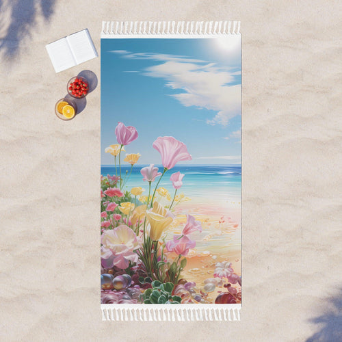 Beach Towel Boho Bliss with Our Beach Cloth Towel Embrace Bohemian Vibes by the Sea Boho Beach Cloth, Travel Towel Vacation, Housewarming Gift - MRSBYVALLE