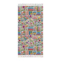 Book Lover Beach Towel Bright Bookish Cloth Towel Embrace Vibes by the Sea Boho Beach Cloth, Travel Towel Vacation, Housewarming Gift - MRSBYVALLE