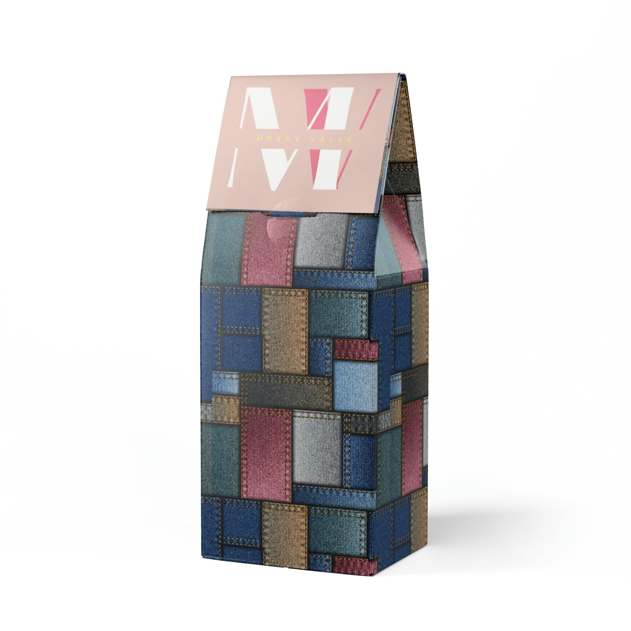 Coffee Rugged Cascades Blend Medium-Dark Roast Coffee Fun Denim Patch Design | Rich Aroma Smooth Taste for the Adventurous Spirit - MRSBYVALLE