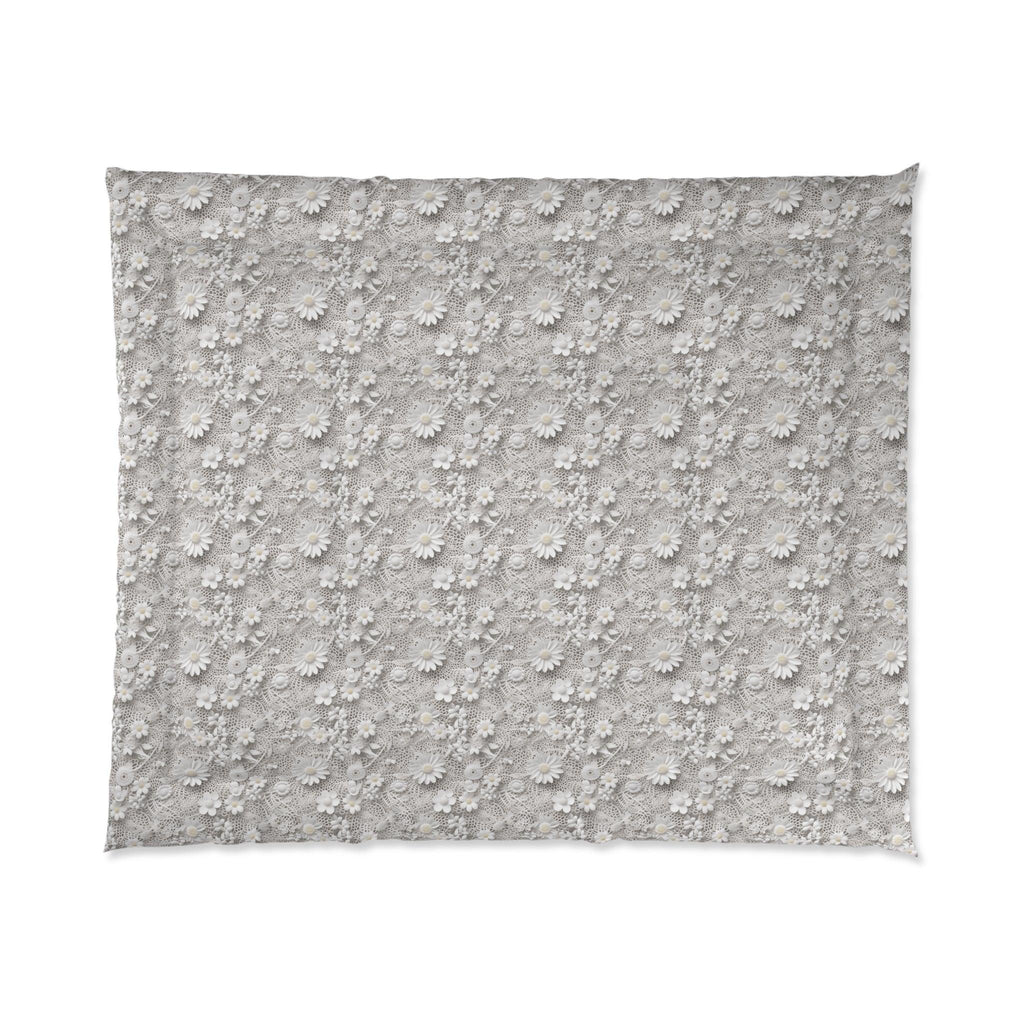 Comforter Luxurious White 104x88 Inches of Plush Perfection for Your Dream Bedroom Comforter Housewarming, New House Gift - MRSBYVALLE