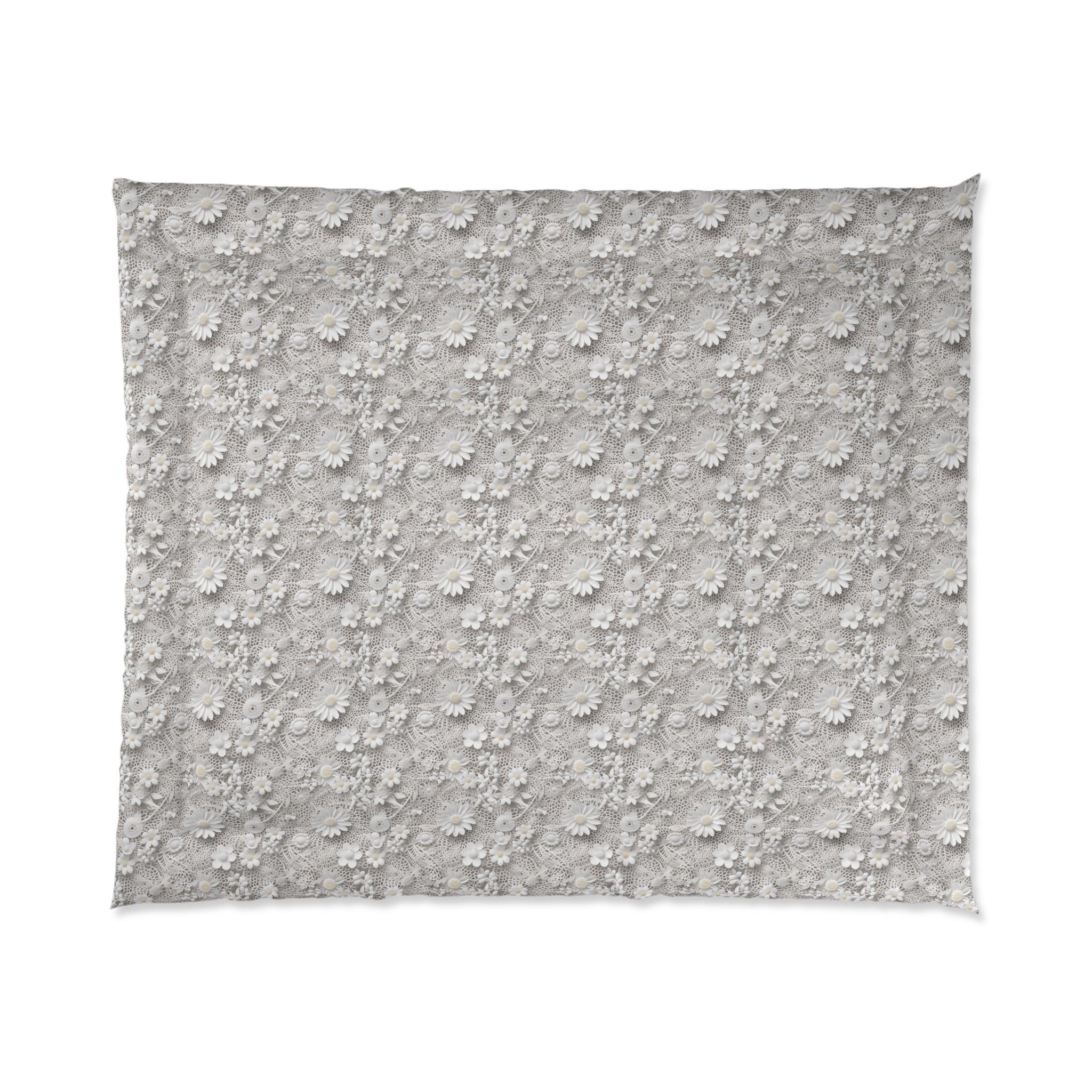 Comforter Luxurious White 104x88 Inches of Plush Perfection for Your Dream Bedroom Comforter Housewarming, New House Gift - MRSBYVALLE