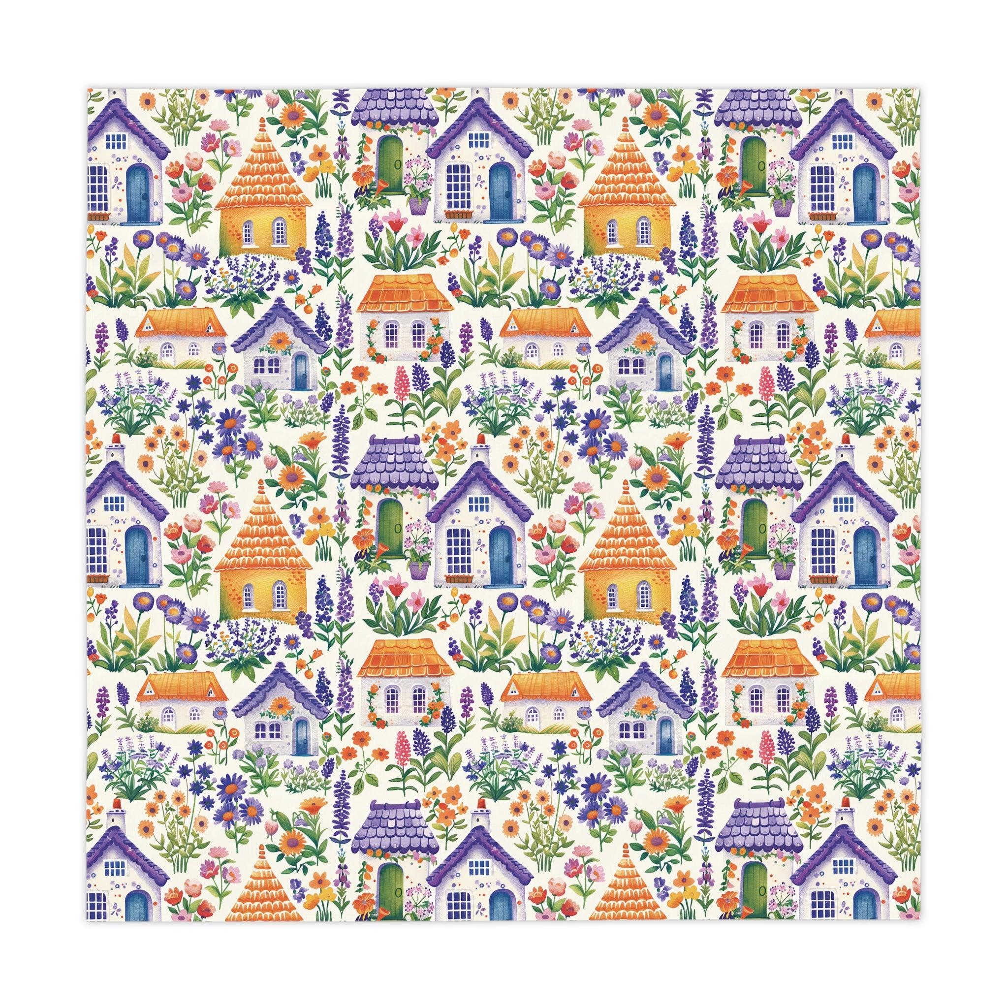 Enchanting Cottagecore Garden Homes Tablecloth Perfect for Rustic Elegance and Nature-Inspired Dining Elegant Home, Weddings, Birthdays all Events Durable & Stylish for All Occasions - MRSBYVALLE