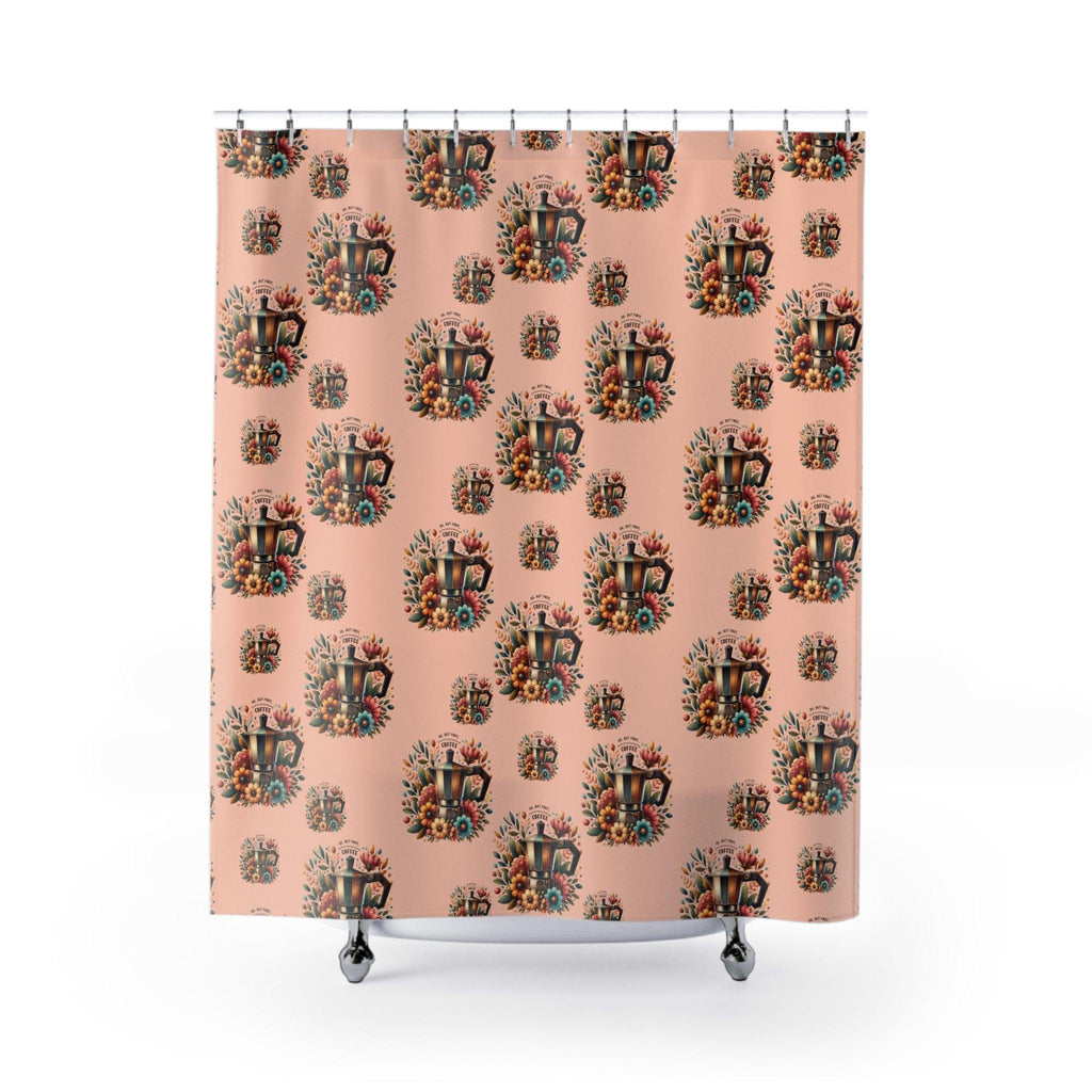 Expresso Coffee Shower Curtain Great for Coffee Lover Modern Bathroom Decor Bathroom Shower Curtain Housewarming New House Gift Newlywed Wedding Gift - MRSBYVALLE