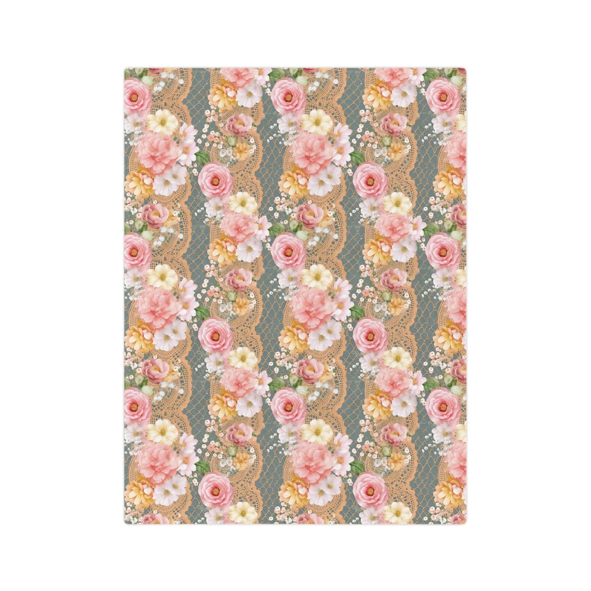 Floral Pink Velveteen Microfiber Blanket Pink Dreams 3D Illusion Floral Velveteen Microfiber Blanket Luxurious Comfort Meets Enchanting Design Housewarming Gift Throw - MRSBYVALLE