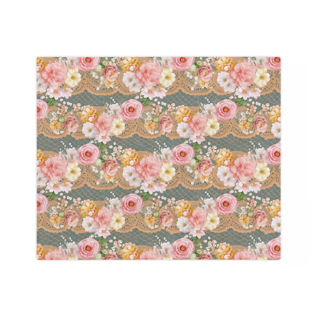 Floral Pink Velveteen Microfiber Blanket Pink Dreams 3D Illusion Floral Velveteen Microfiber Blanket Luxurious Comfort Meets Enchanting Design Housewarming Gift Throw - MRSBYVALLE