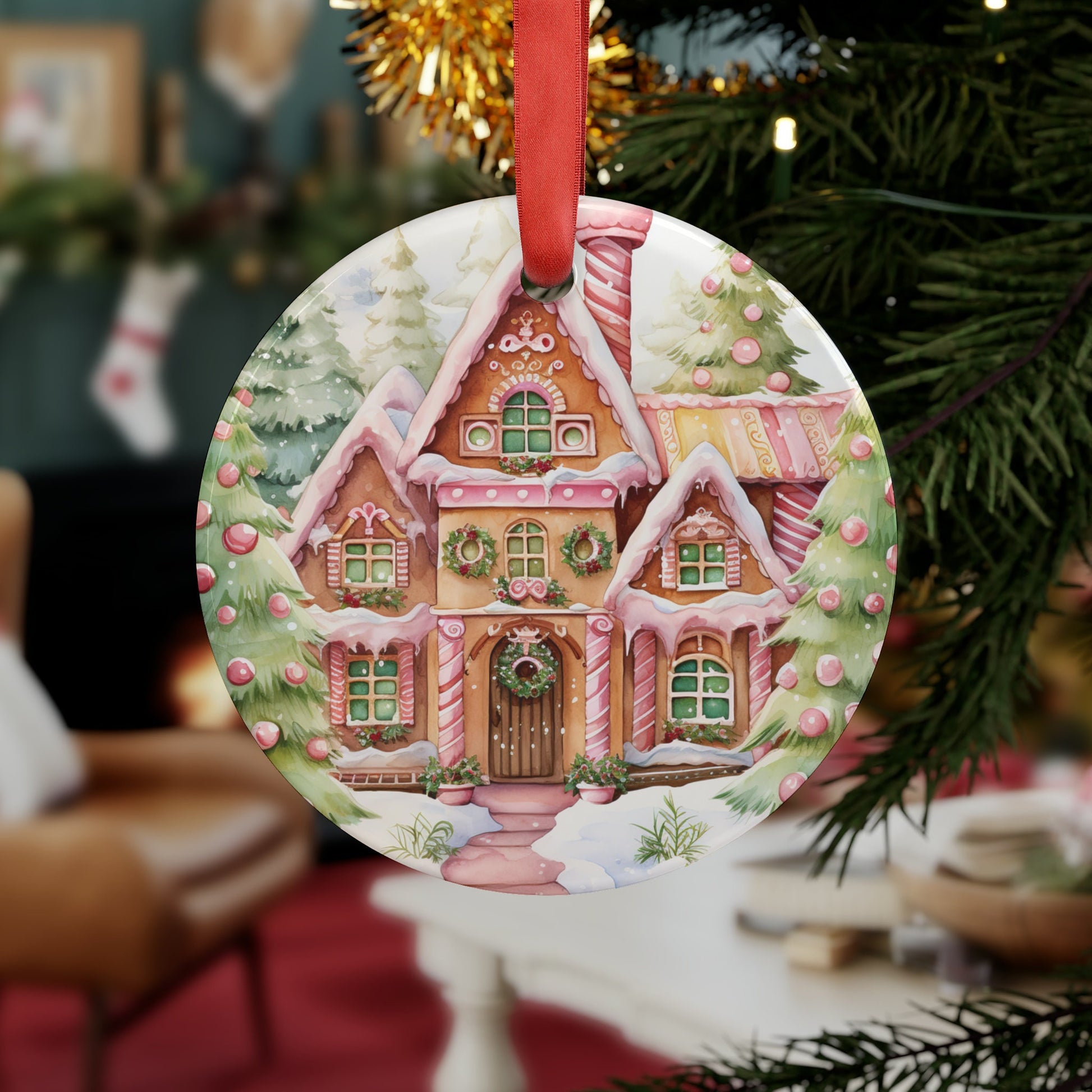 Sweet as Gingerbread, Strong as Coffee Cherished Christmas Ornament| Home Decor| Gift for Her| Gingerbread Decor |Coworkers Gift| Newlywed - MRSBYVALLE