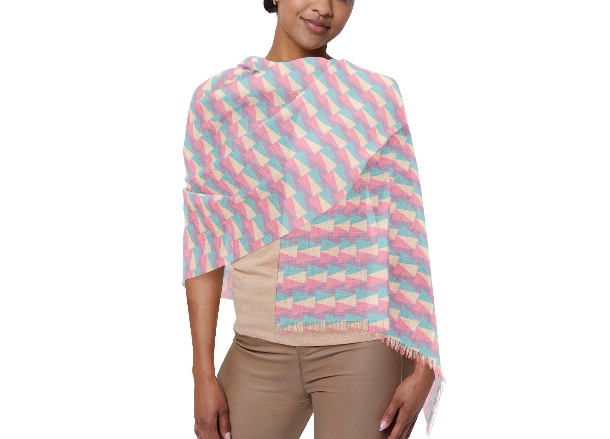 Delicate Pastel Elegance Lightweight Hues Scarf Pastel Whisper Airy Graceful Scarf for Effortless Elegance perfect for All Seasons Easter - MRSBYVALLE