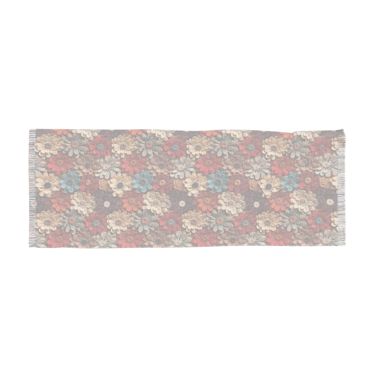 Blossom Elegance Lightweight Floral Scarf for All Seasons Crochet Design Blossom Breeze Delicate Floral Evening Shawl Lightweight Floral - MRSBYVALLE